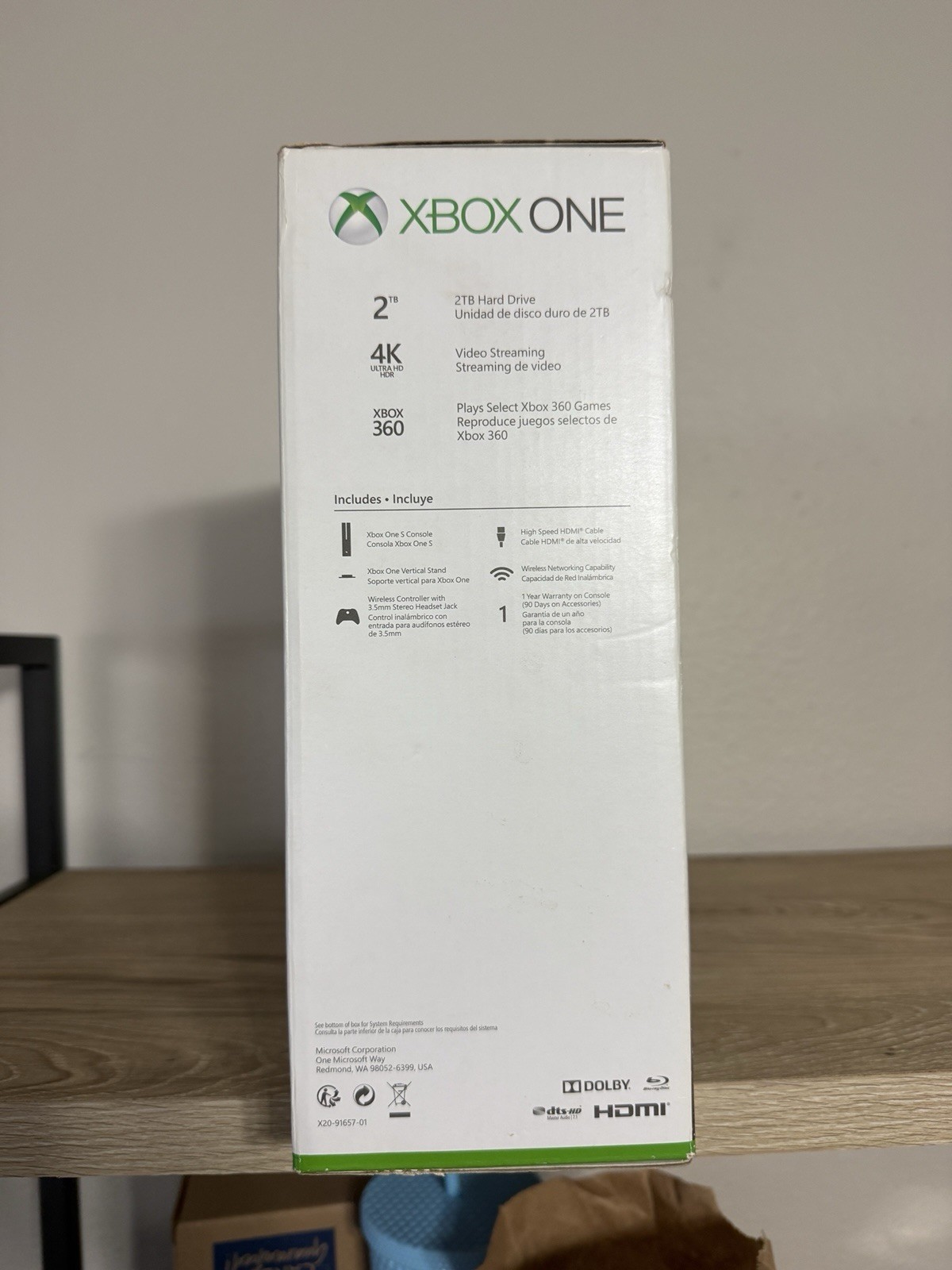 Microsoft Xbox One Console 2TB White Launch Edition Controller & Box Sealed