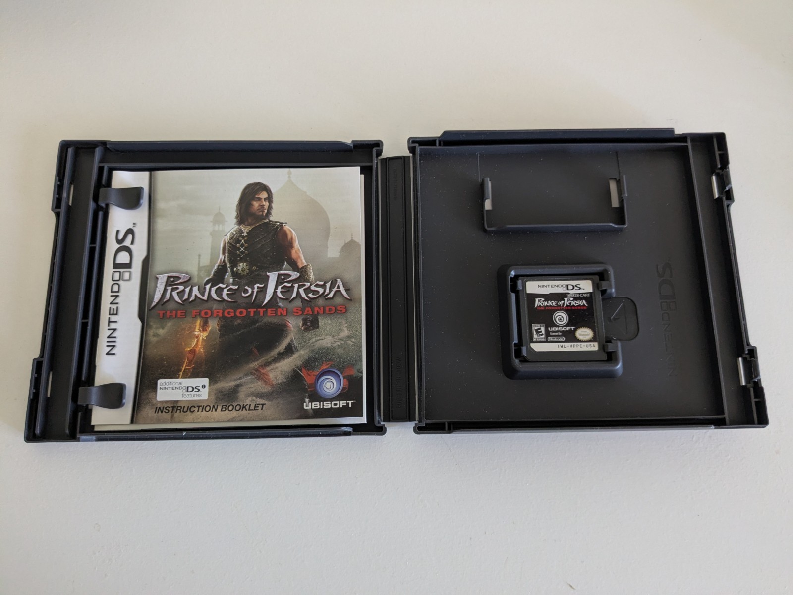 Nintendo DS Lite Black, with Charger (NO stylus) + Lot Of 28 Games – Used, Good