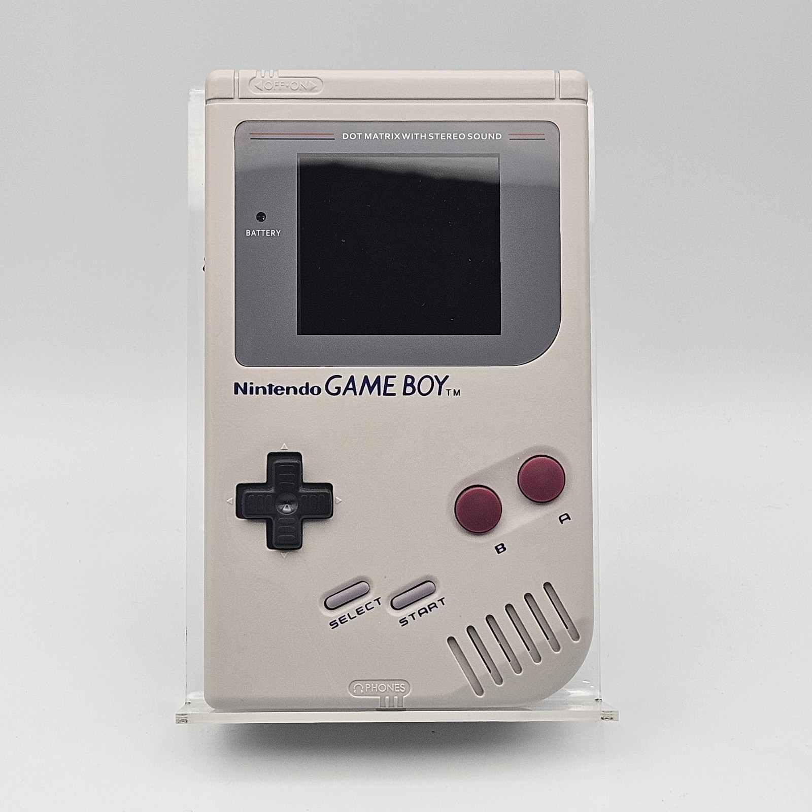 Nintendo GameBoy Original DMG-01 + Backlit IPS LCD + USB-C Rechargeable Battery