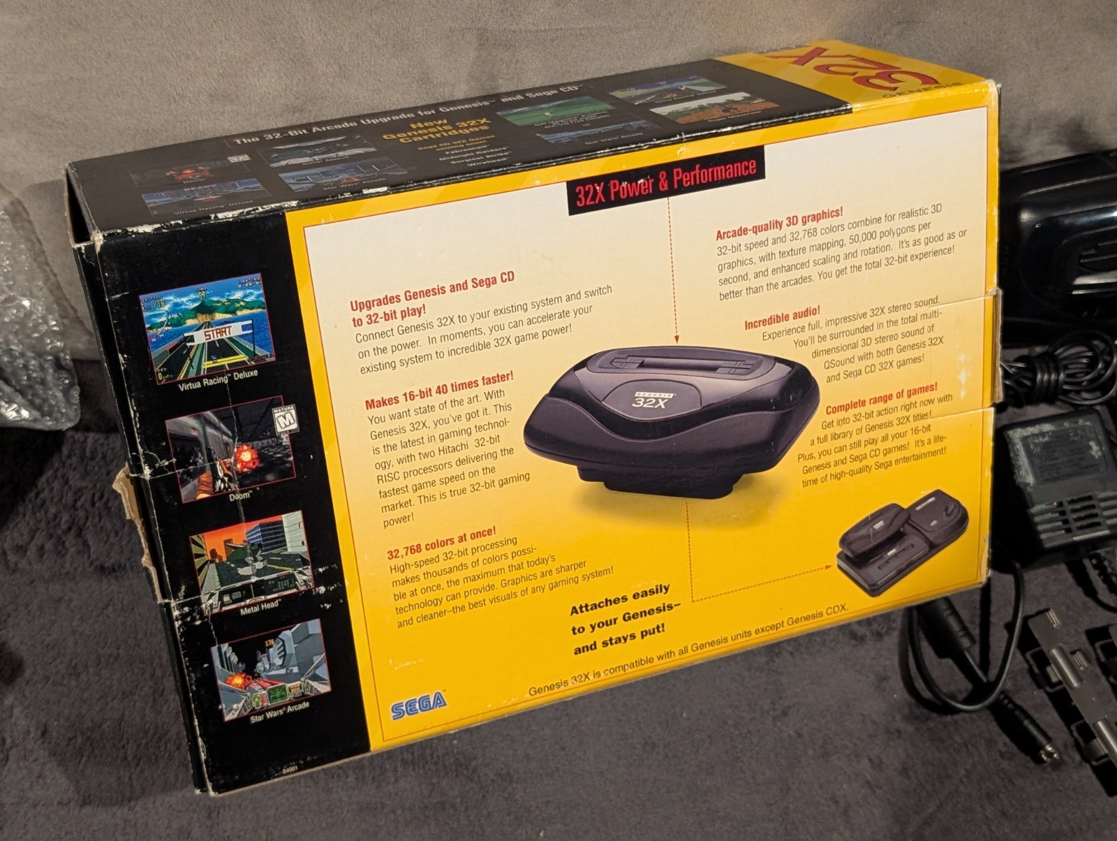 Sega Genesis 32x Video Console – (MK-84000A), Complete, Great Condition. Working