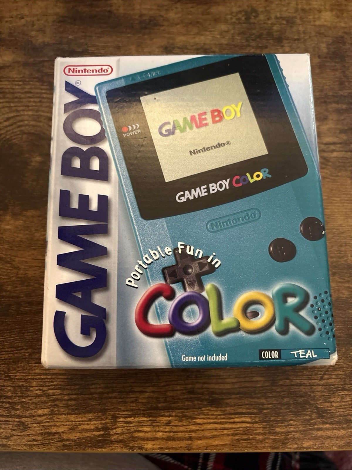 Nintendo Game Boy Color Handheld Game Console – Teal Cib Authentic