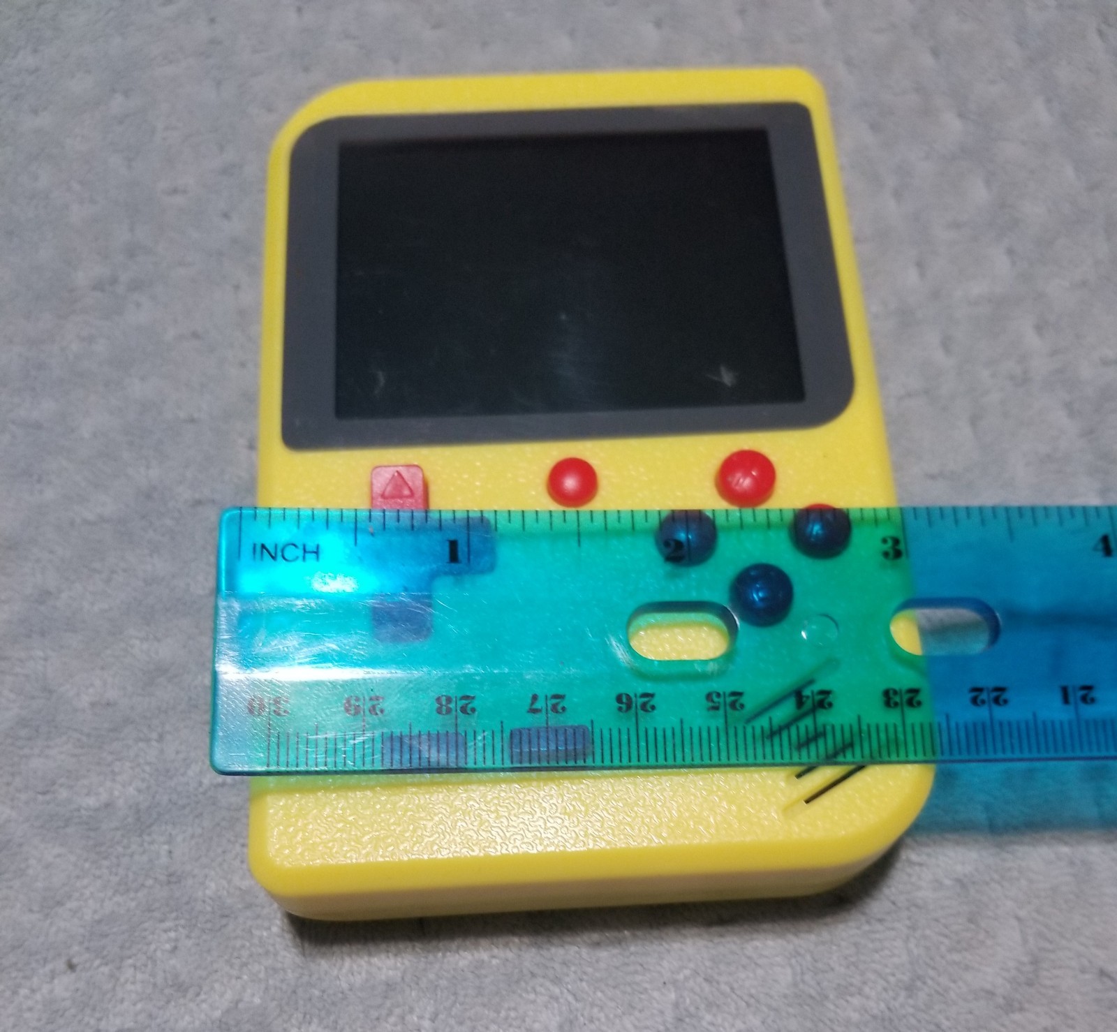 Retro Handheld Game Console 400 In 1 Classic Games 3.0″ Screen Portable Yellow.