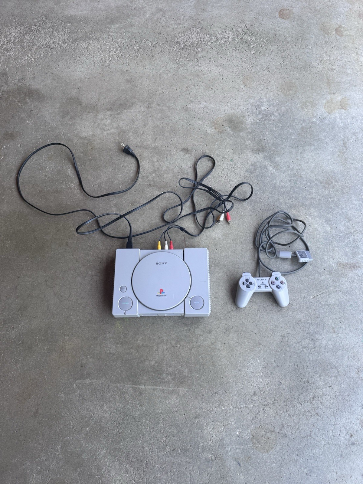 Sony PlayStation PS1 SCPH-1001 Console System OEM – Tested and Works