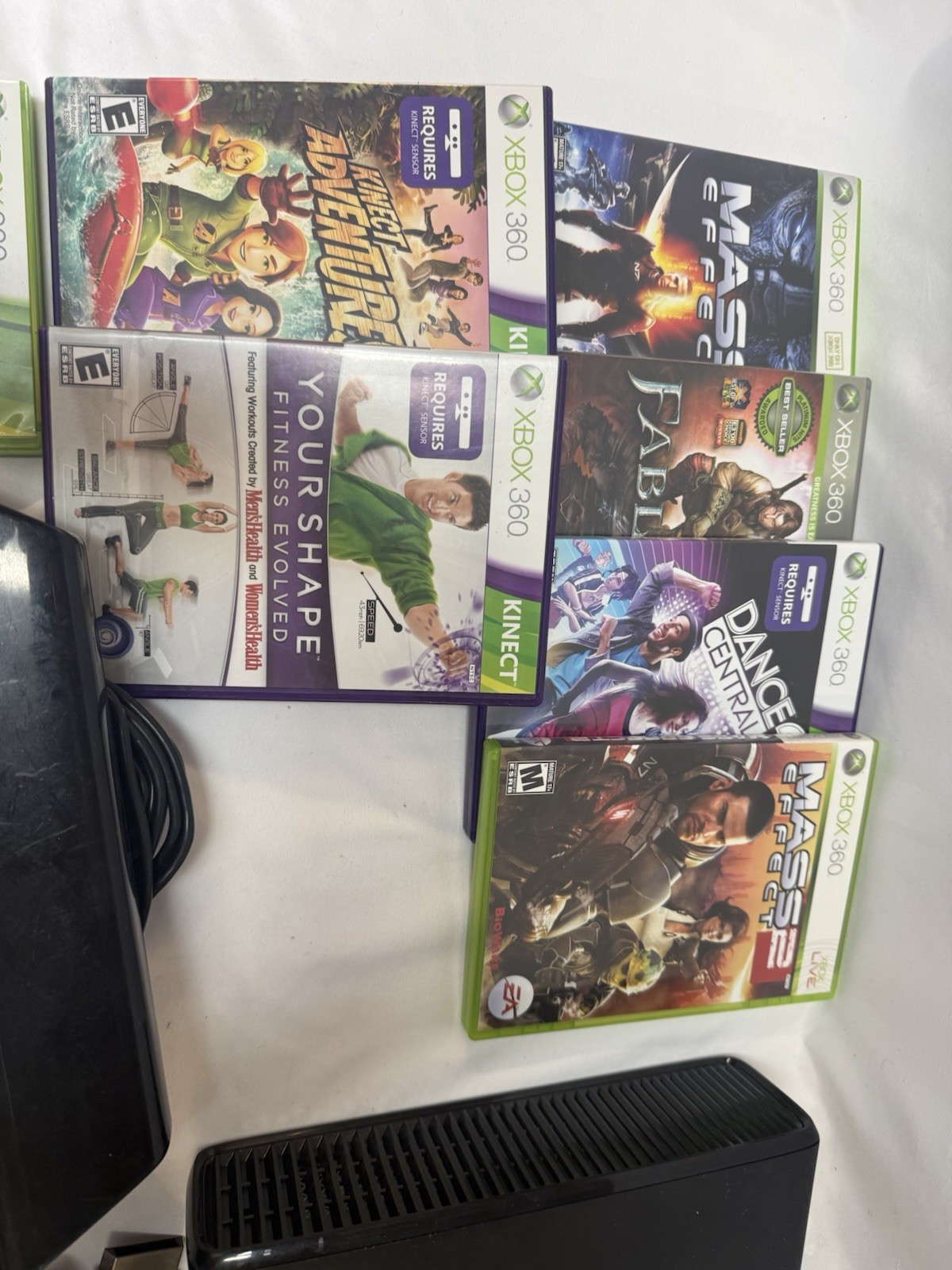 Microsoft Xbox 360 E Console Bundle Lot 250GB – READ!!!!