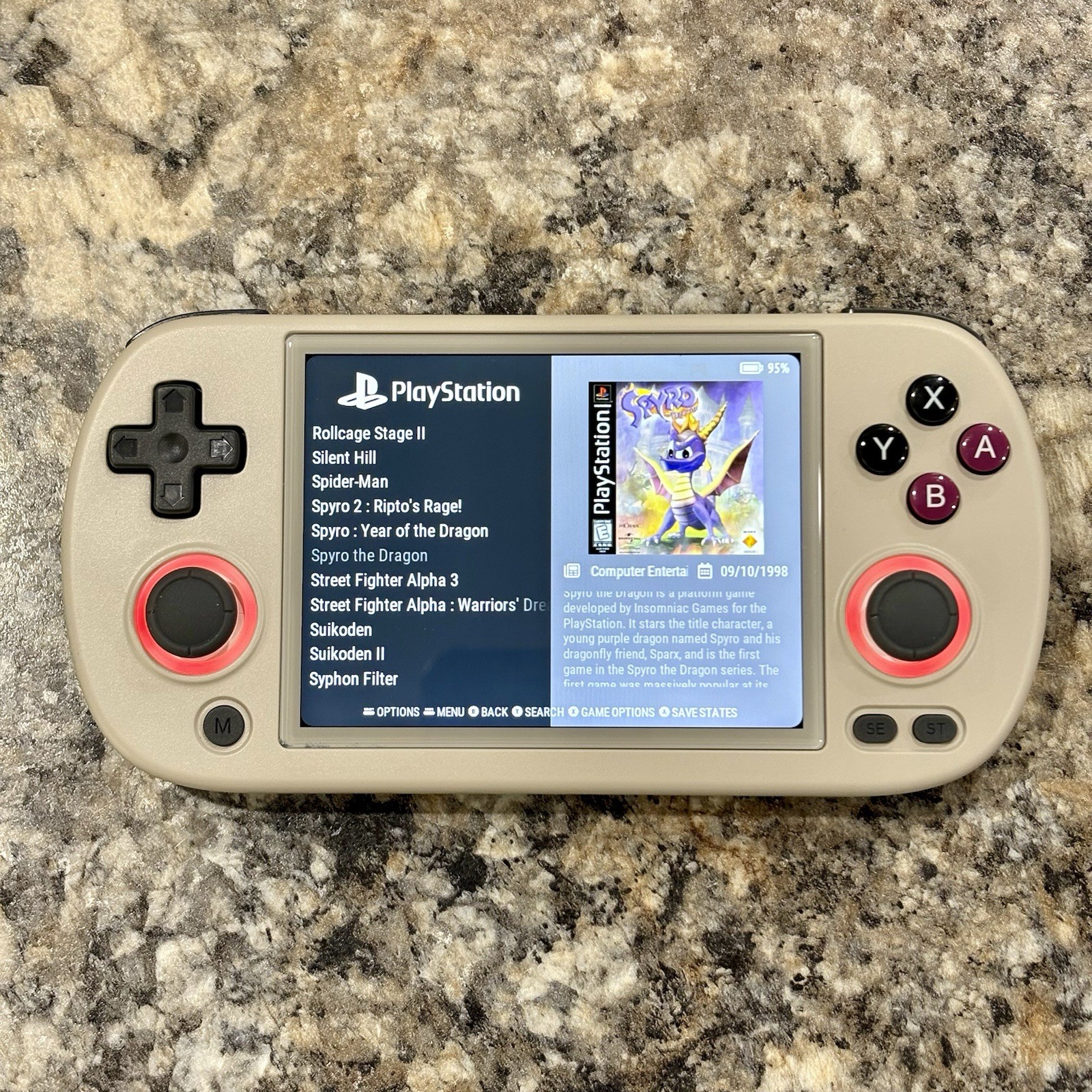 New Anbernic RG40XXH Gaming Handheld New 64GB Card Custom RG40XX H Ready To Play