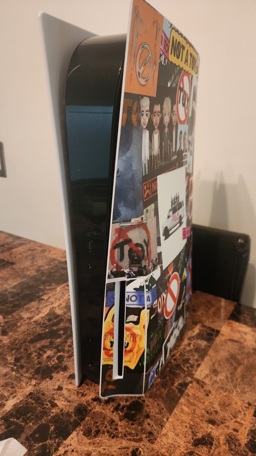 PS5 Standard Edition – NOT A TOY Unique Decal