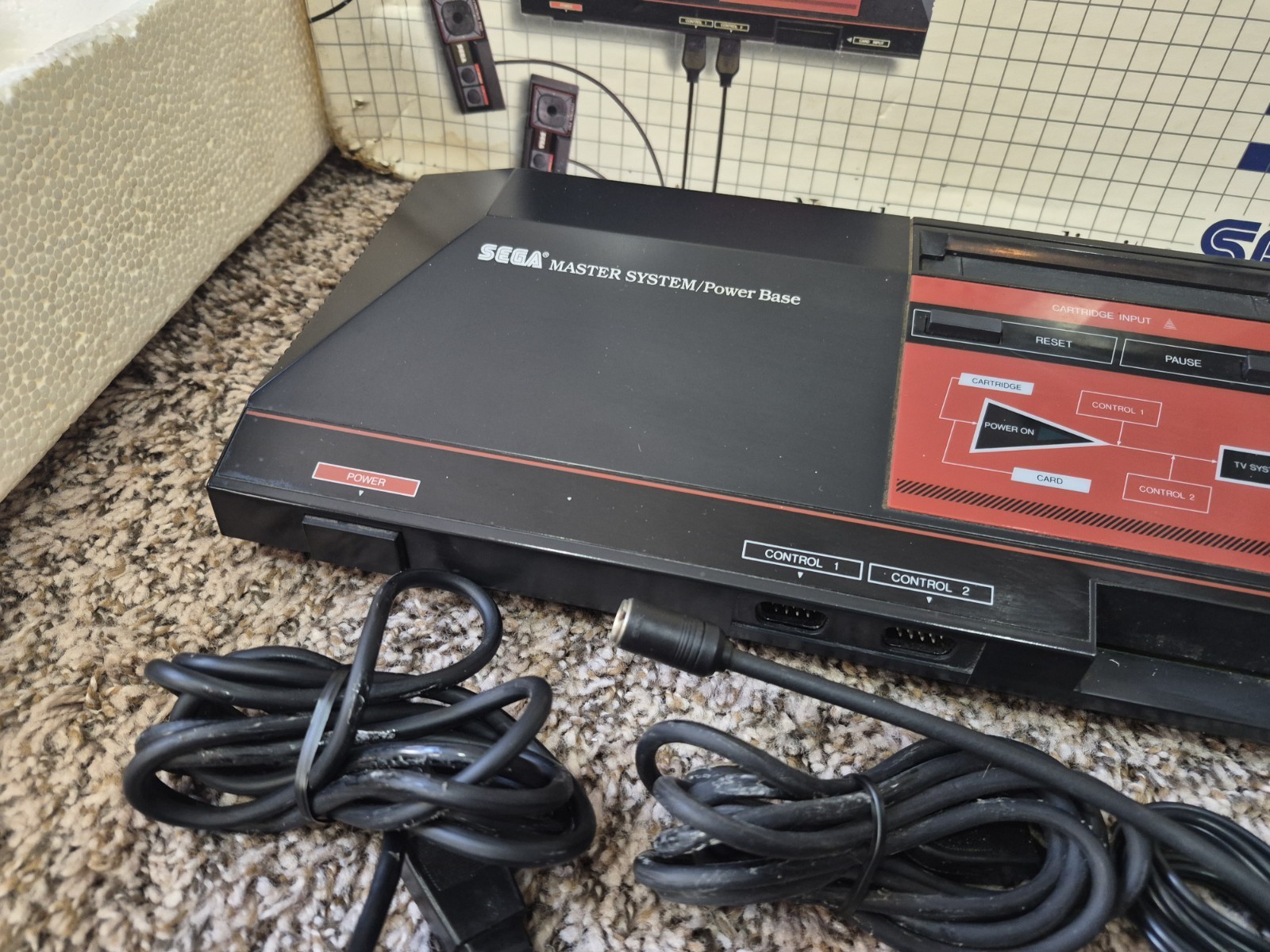 Sega Master System Console Complete in Box CIB TESTED WORKING