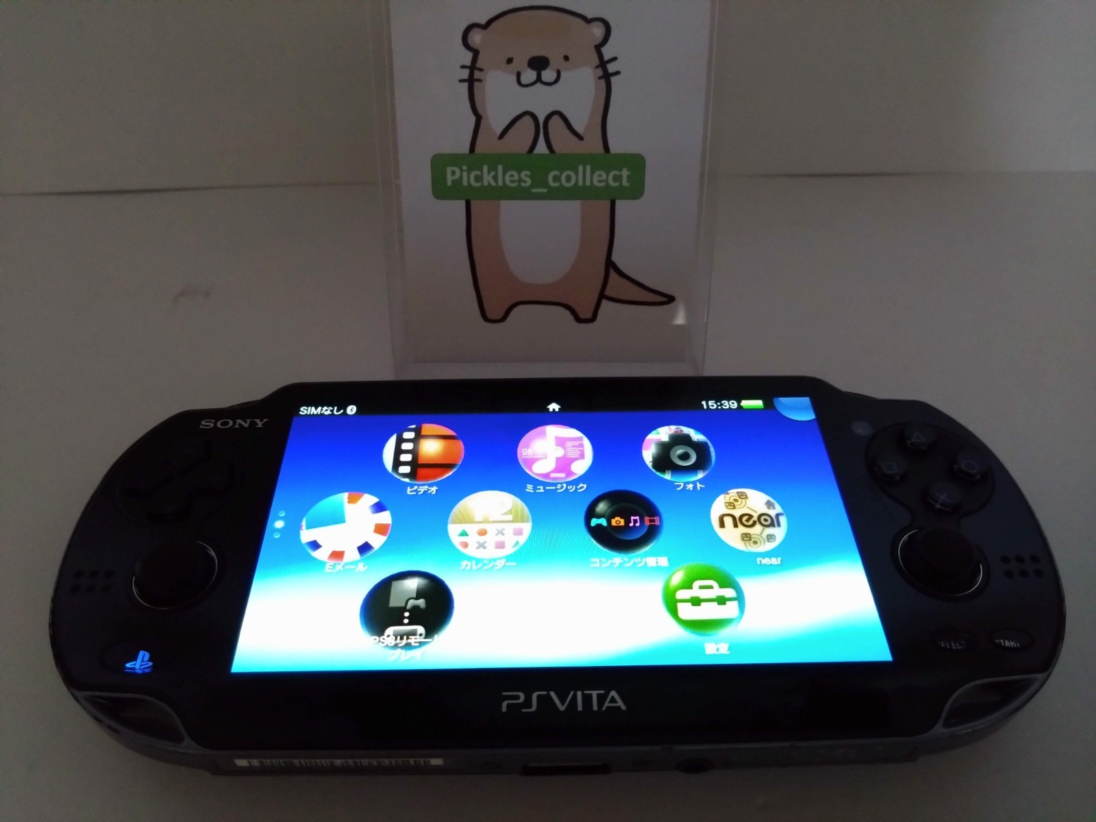 PS Vita Crystal Black PCH 1100 Console w/8GB Wi-Fi PSV Tested Sony 0316E