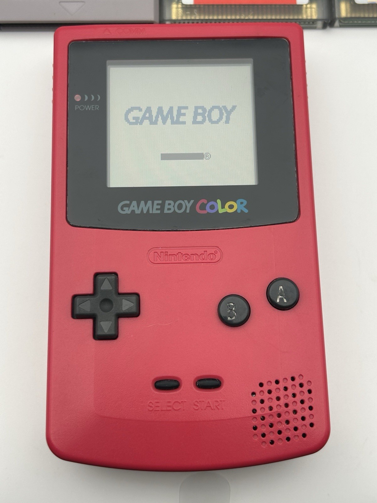 Nintendo Game Boy Color Bundle Red + 12 Games Wario Land II Mario Mortal Kombat