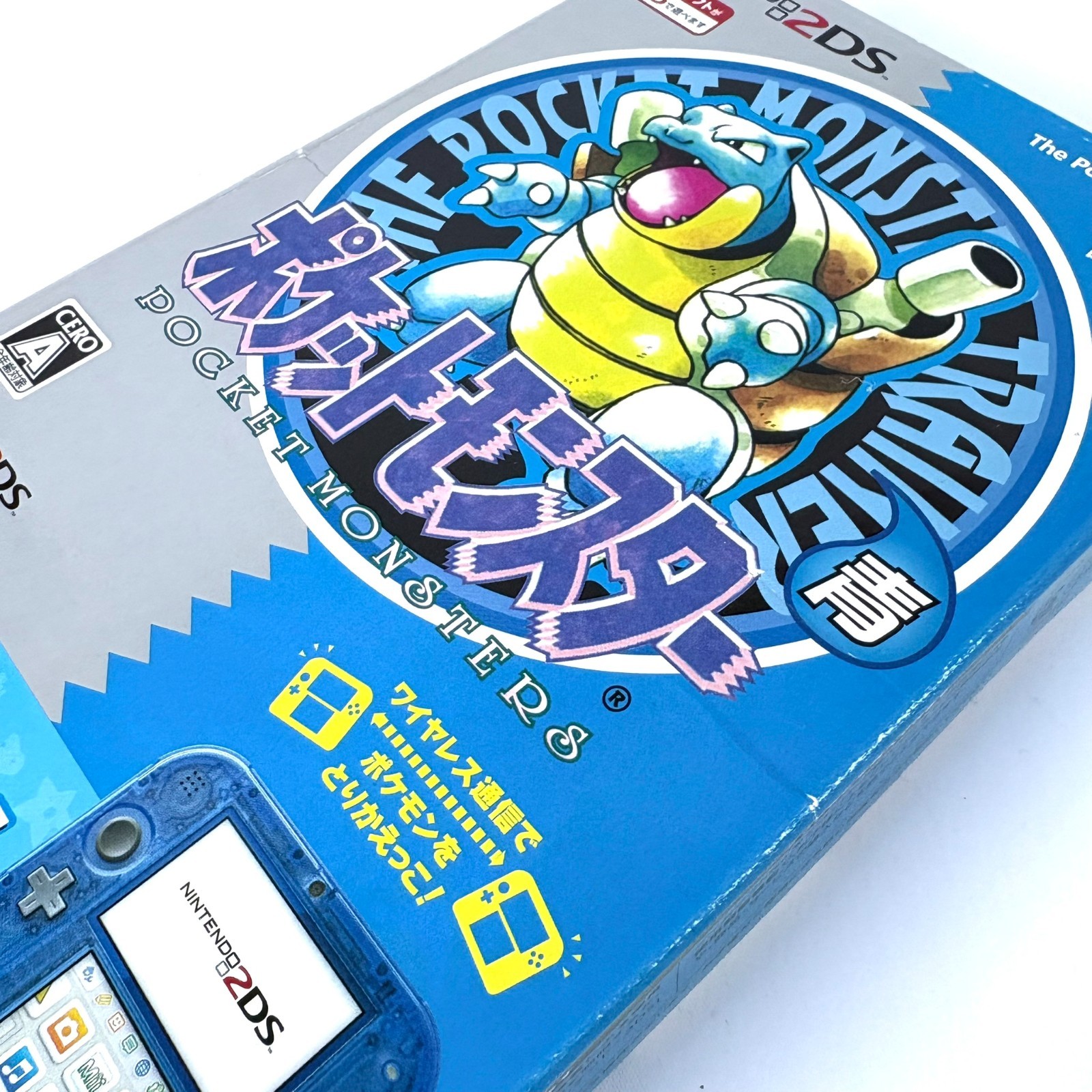 Nintendo 2DS Pokemon Pocket Monsters Clear Blue Blastoise Limited Edition