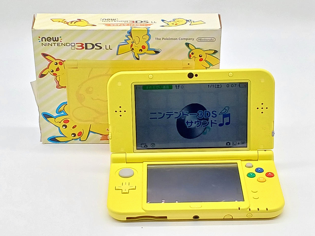 New Nintendo 3DS XL Pikachu Yellow Pokemon Center Limited Console w/ Box