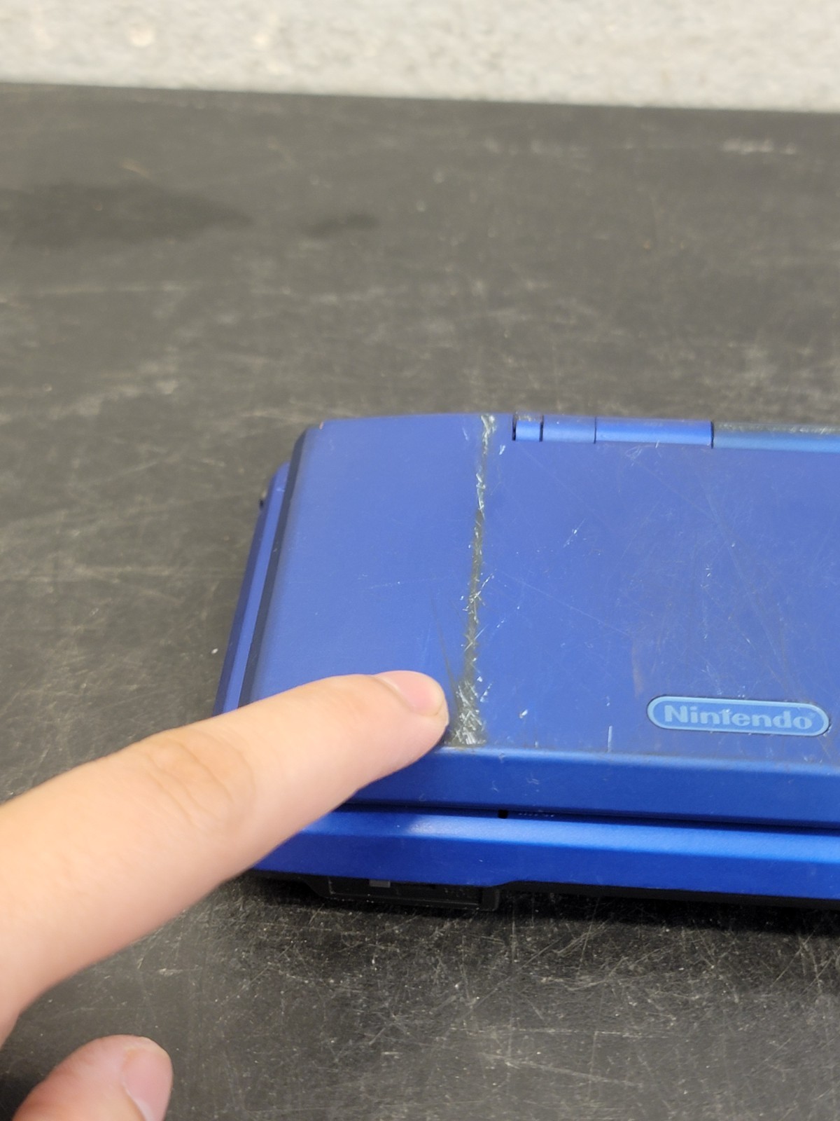 Nintendo DS NTR-001 Original Fat Console Blue 👁