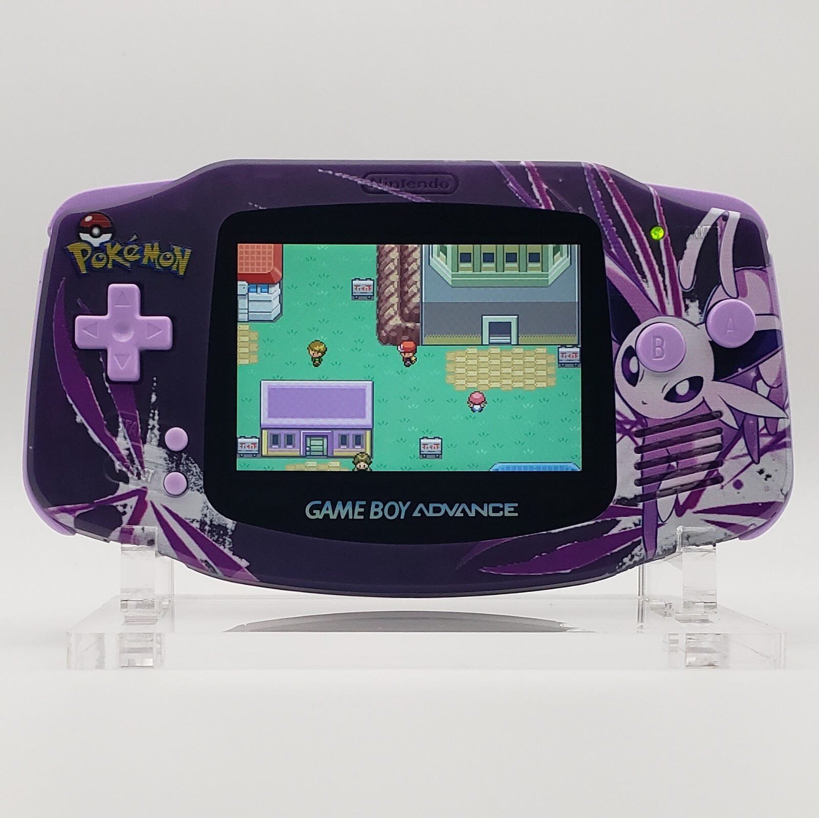Espeon Game Boy Advance Funnyplaying Backlit IPS Screen Pokemon Theme