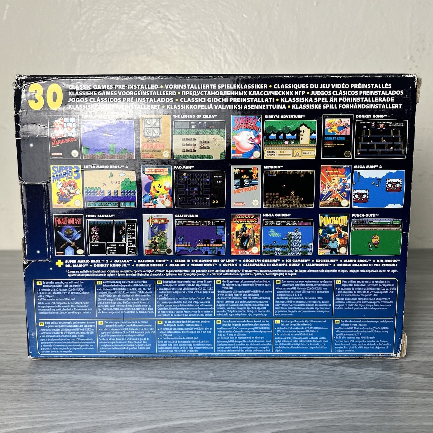 NEW Nintendo NES Mini Classic Edition HDMI Console with 30 Games EU Version