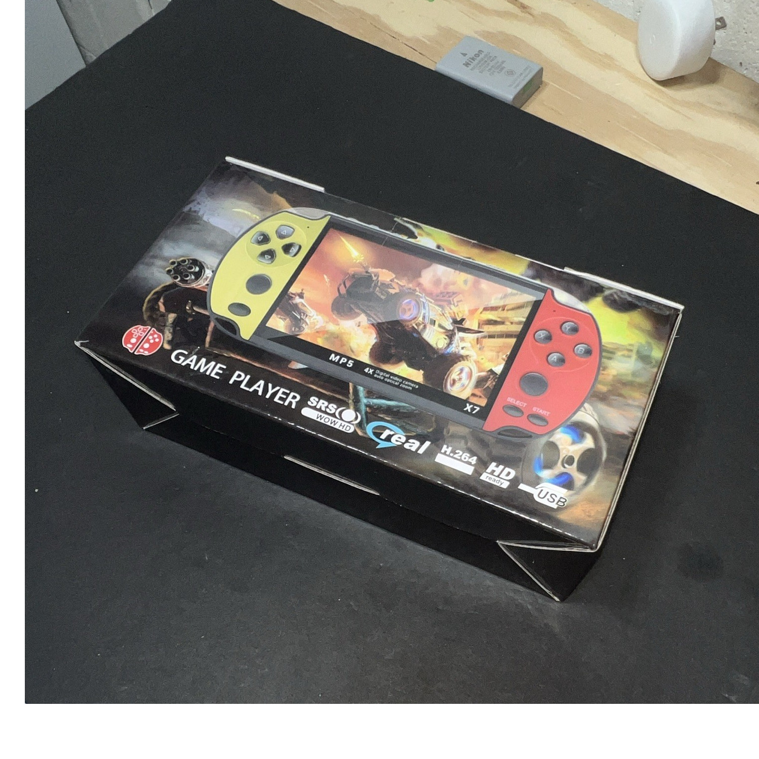 X7 Handheld Game Player Console HD Video System USB Connectivity Blue Red Black