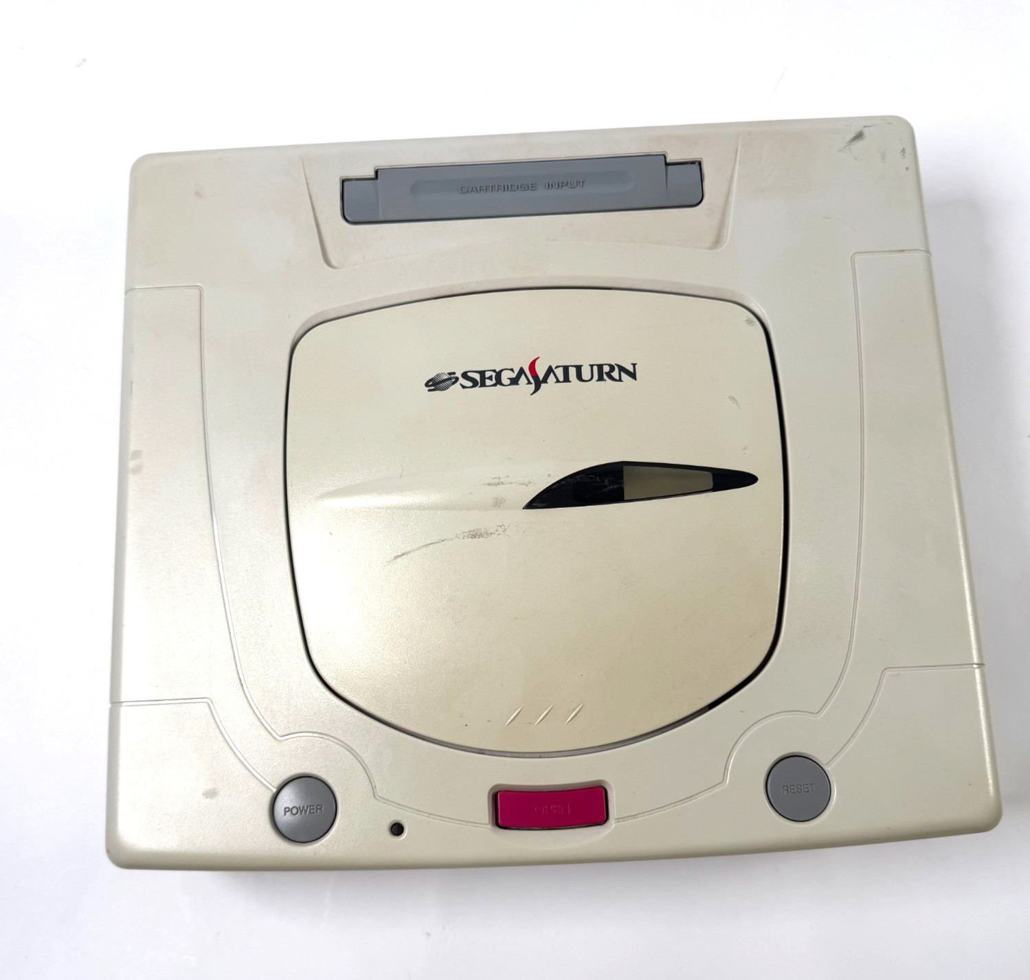 Sega Saturn Console HST-3220 White JAPANESE Tested Works *US Seller + Warranty*