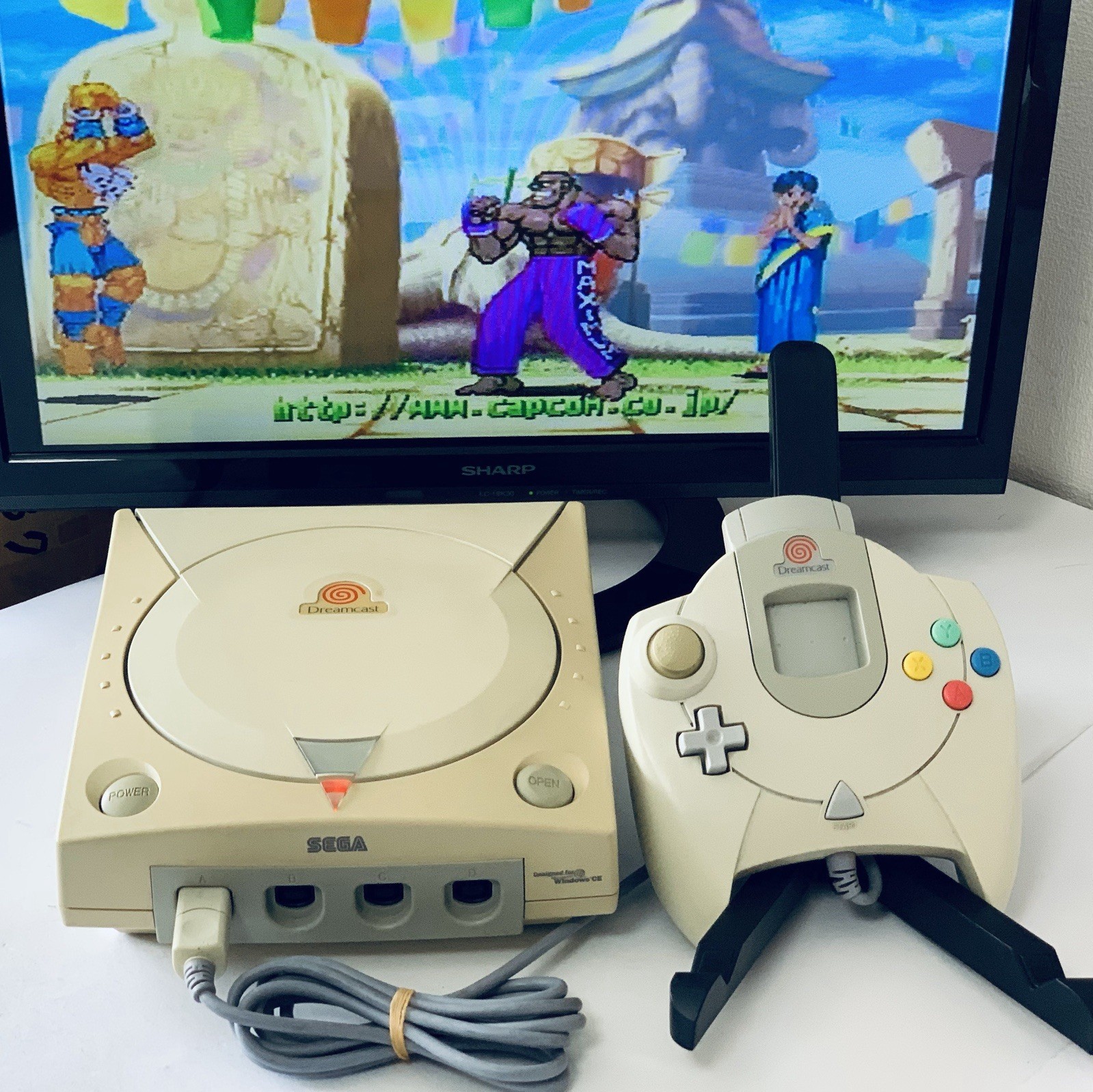 Sega DreamCast HKT-3000 Set Memory Jump Rumble Pack Shock Tremor HKT-8600 -READ