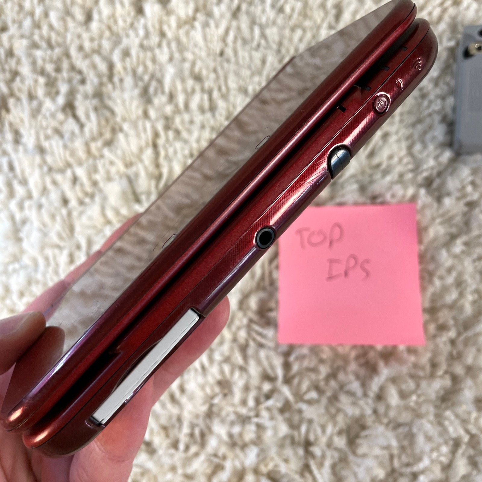 Nintendo “New” 3DS XL Metallic Red Handheld Console System RED-001 Top IPS Works