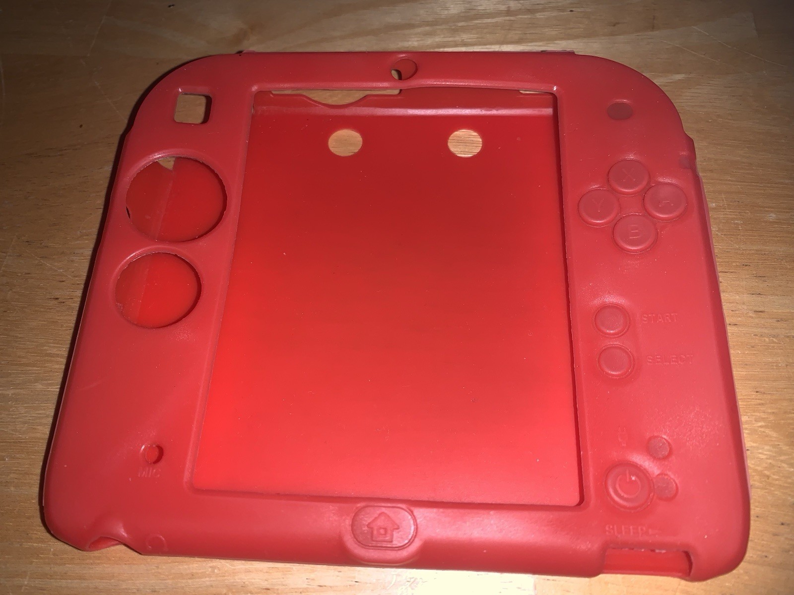 Nintendo 2DS Handheld Game Console FTR-001 White /Red With Charger & Case