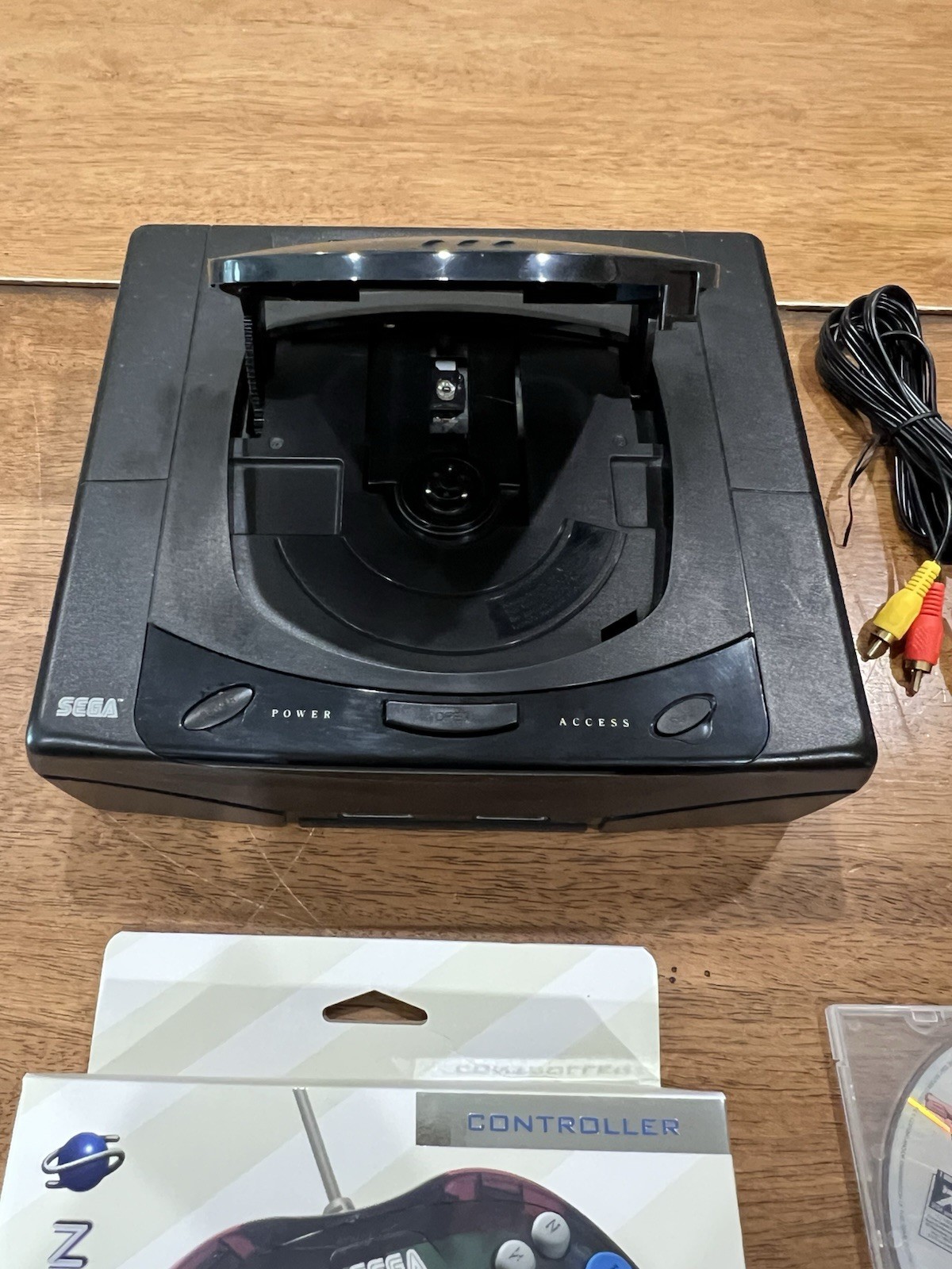 SEGA Saturn Home Console Black with OEM Controller & Virtual Cop