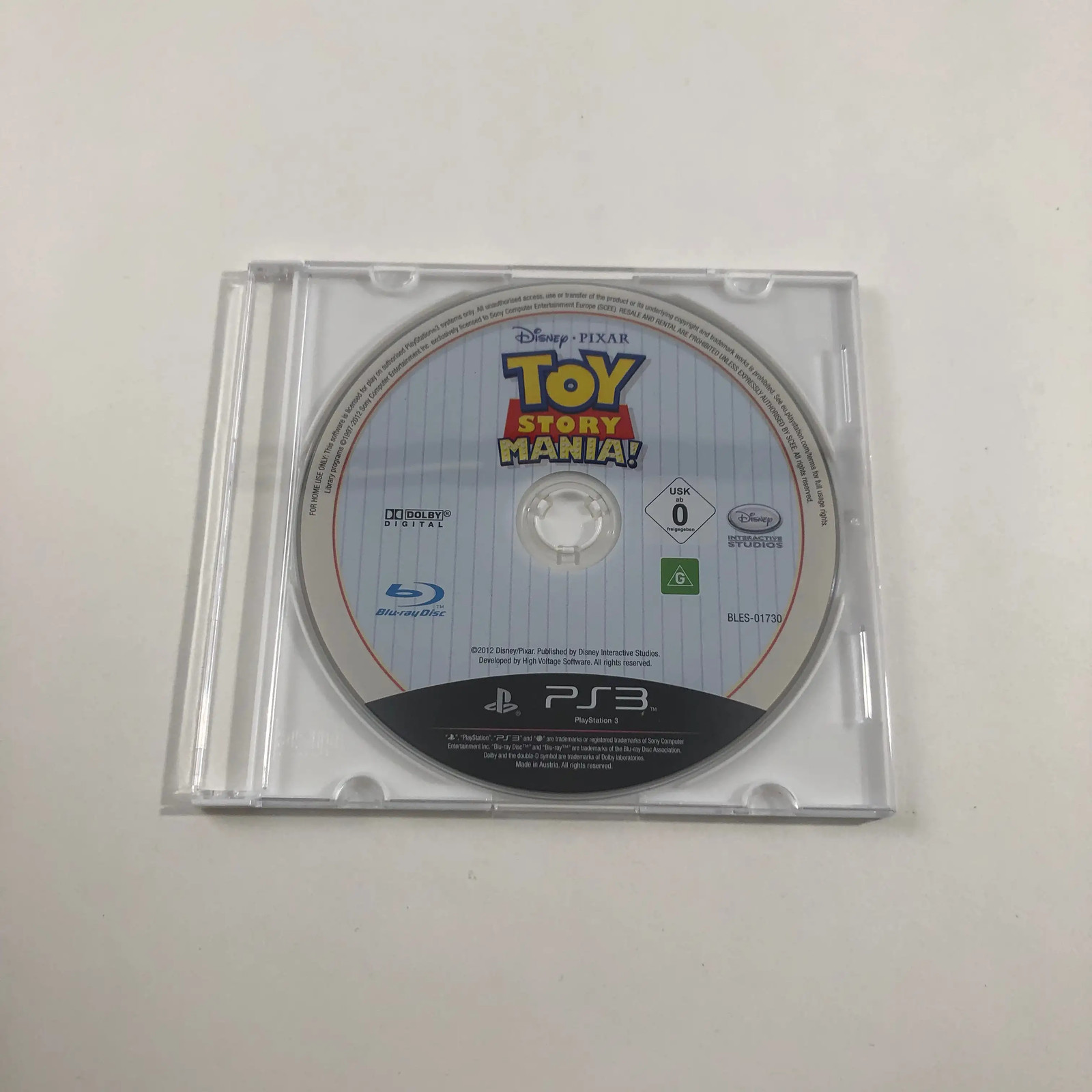 Ps3 Disney Pixar Toy Story Mania! Pal Good Condition