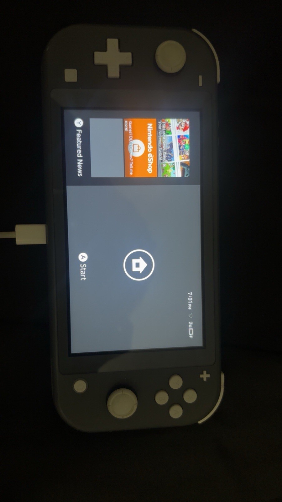 Nintendo Switch Lite Gray Handheld Console 32GB 720p Wi-Fi Region Free