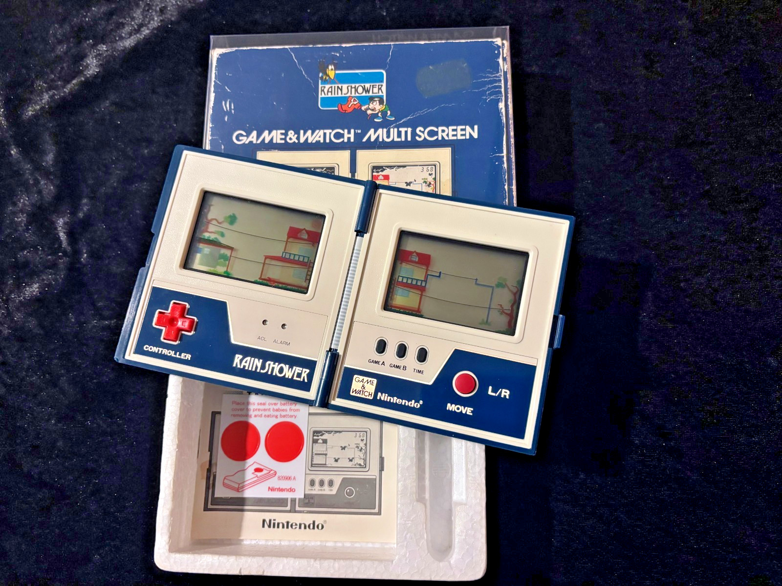 Nintendo Game&Watch RAIN SHOWER Electronic vintage classic toy video game hobby