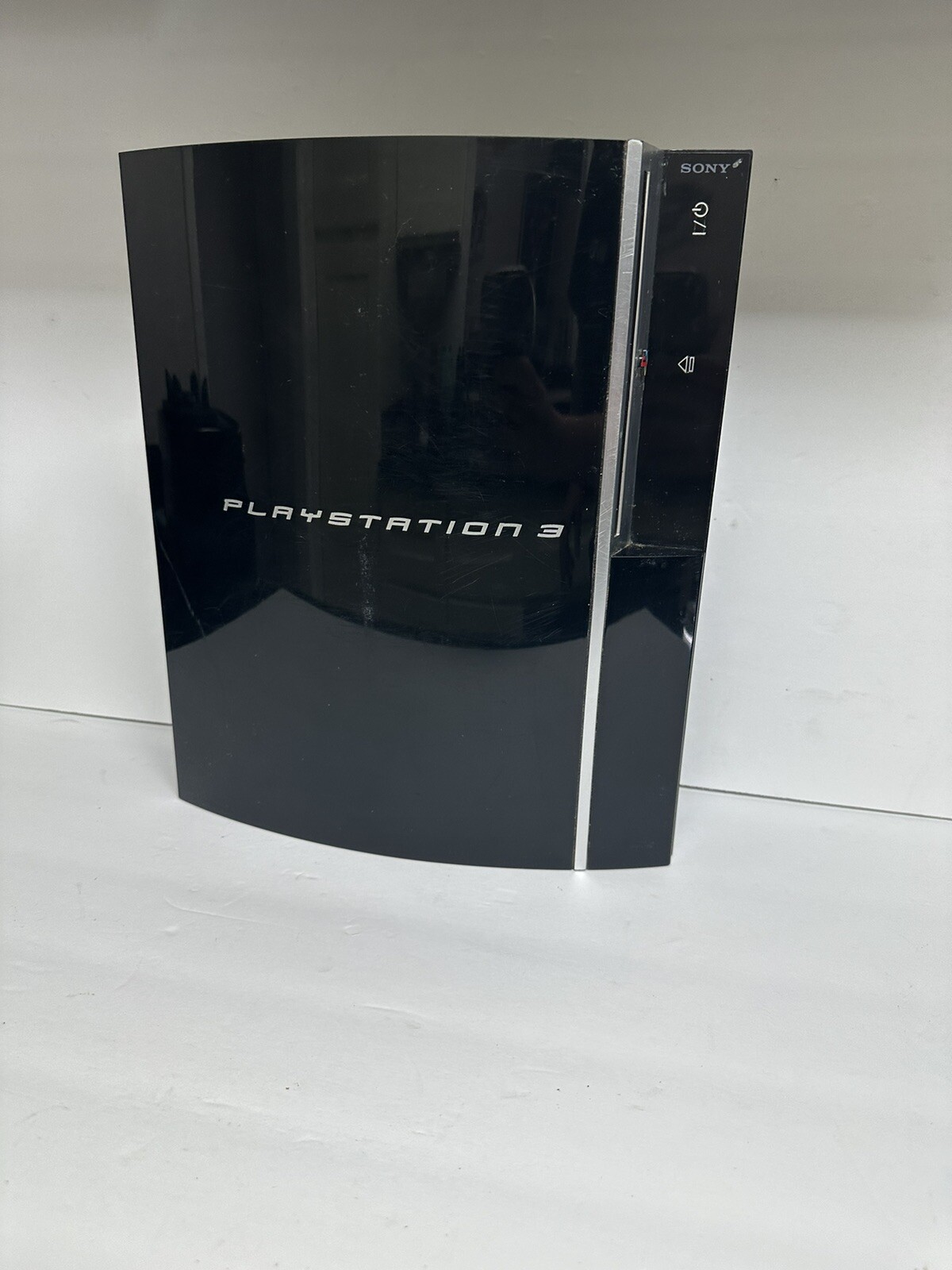SONY PS3 PLAYSTATION 3 BLACK 40GB FAT CONSOLE CECHG01 TESTED WORKING W/ 2 MADDEN