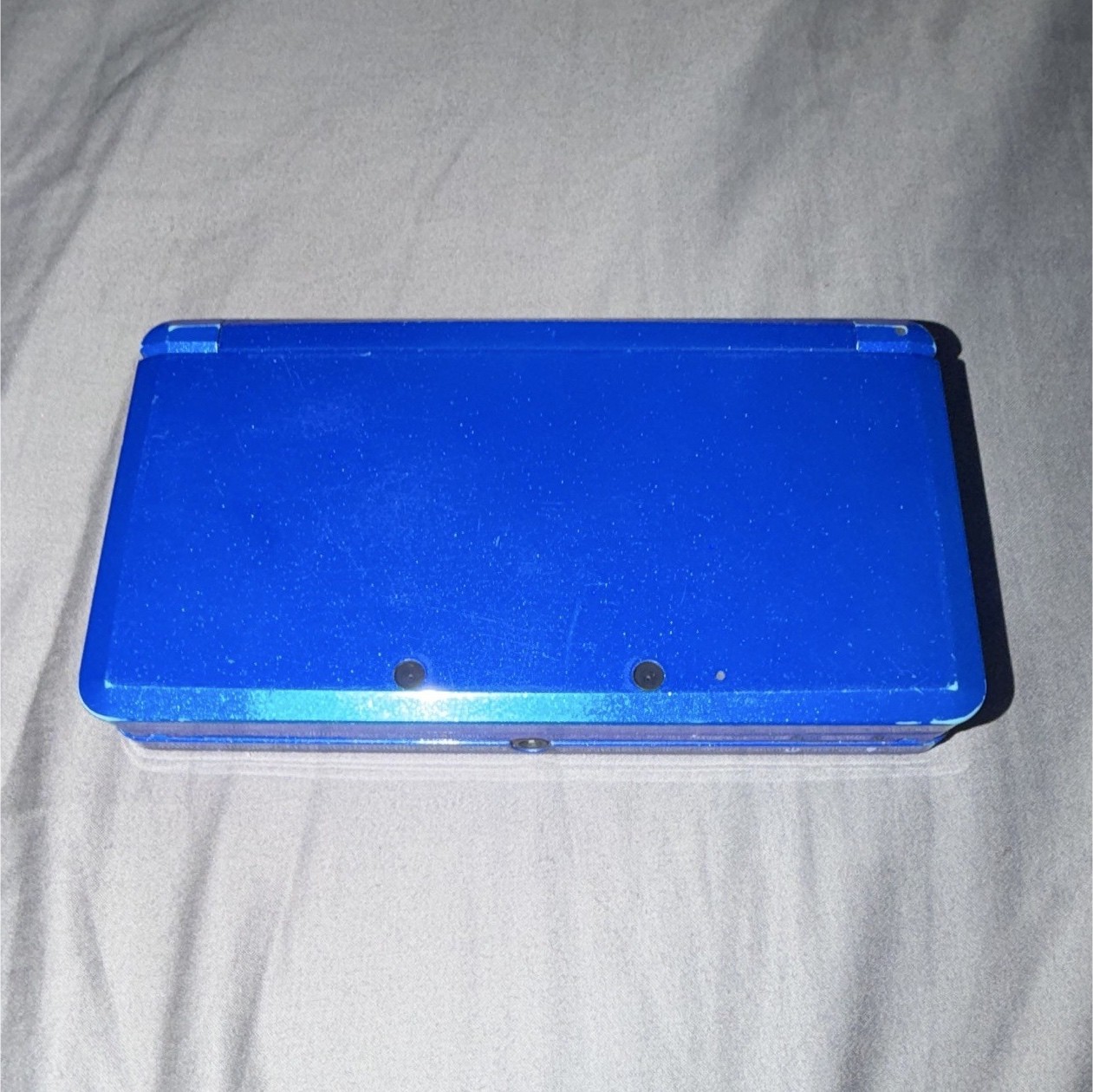 Nintendo 3DS Blue Handheld Console with carrying case