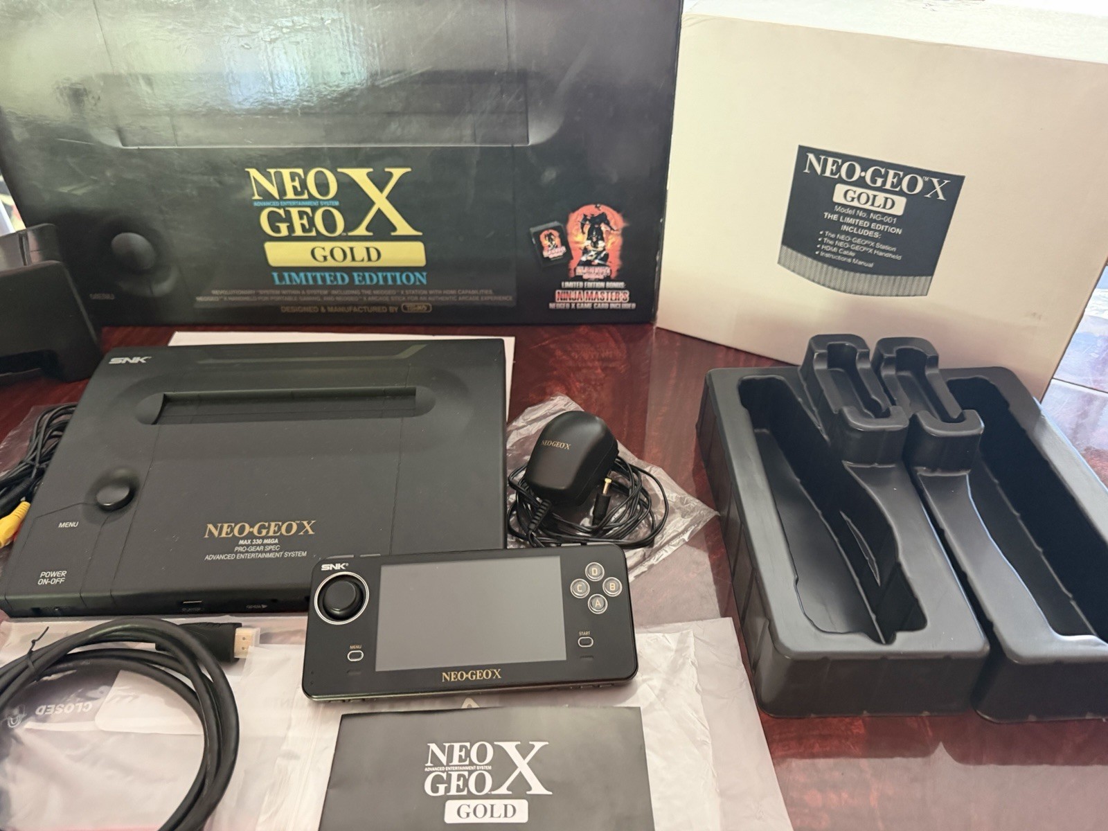 SNK NEO GEO X GOLD Limited Edition PLUS 60 Games & Ninja Master’s