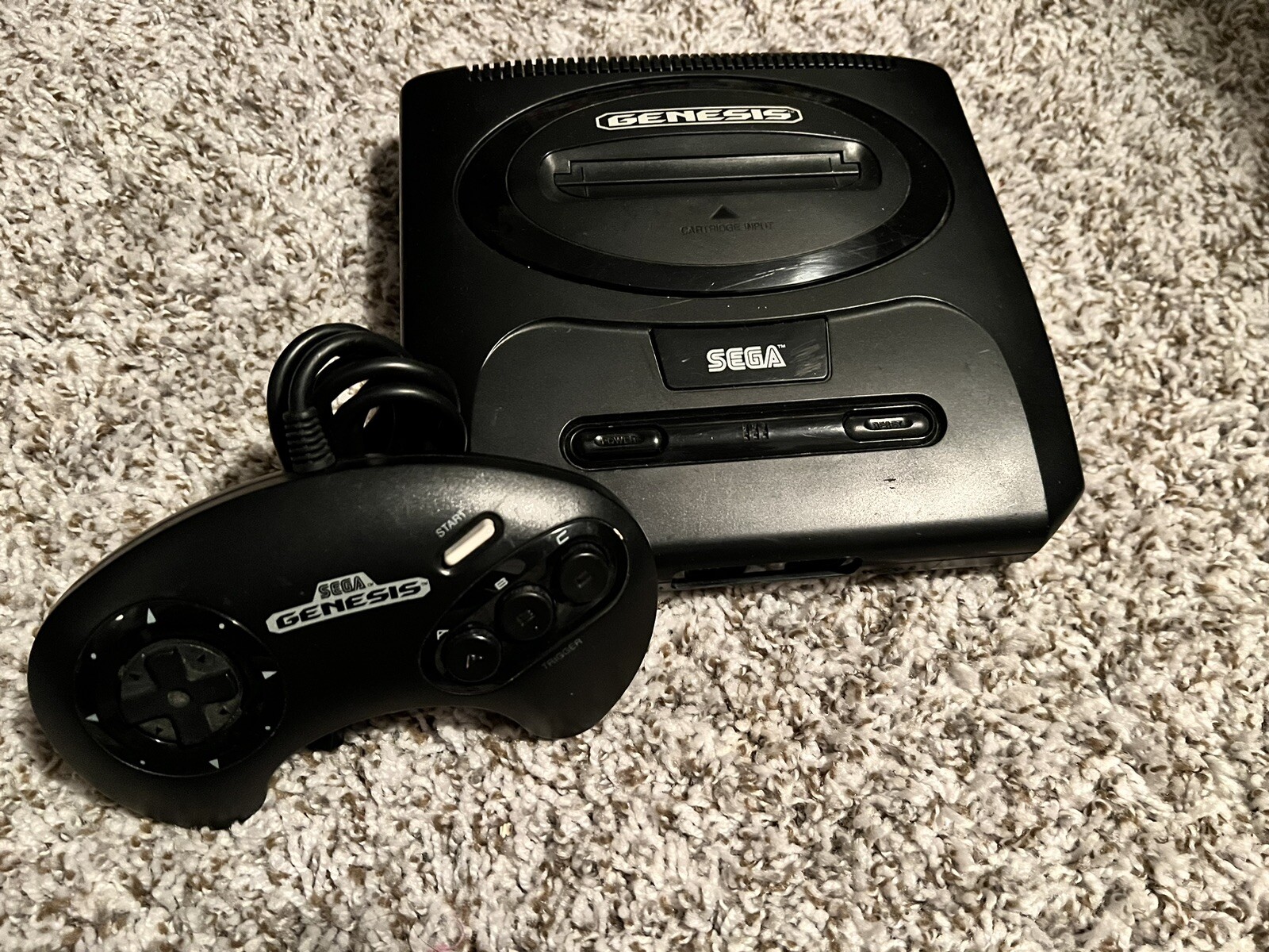 SEGA Genesis II 16MB Home Console – Black *No AV Cable* W/ NBA Jam