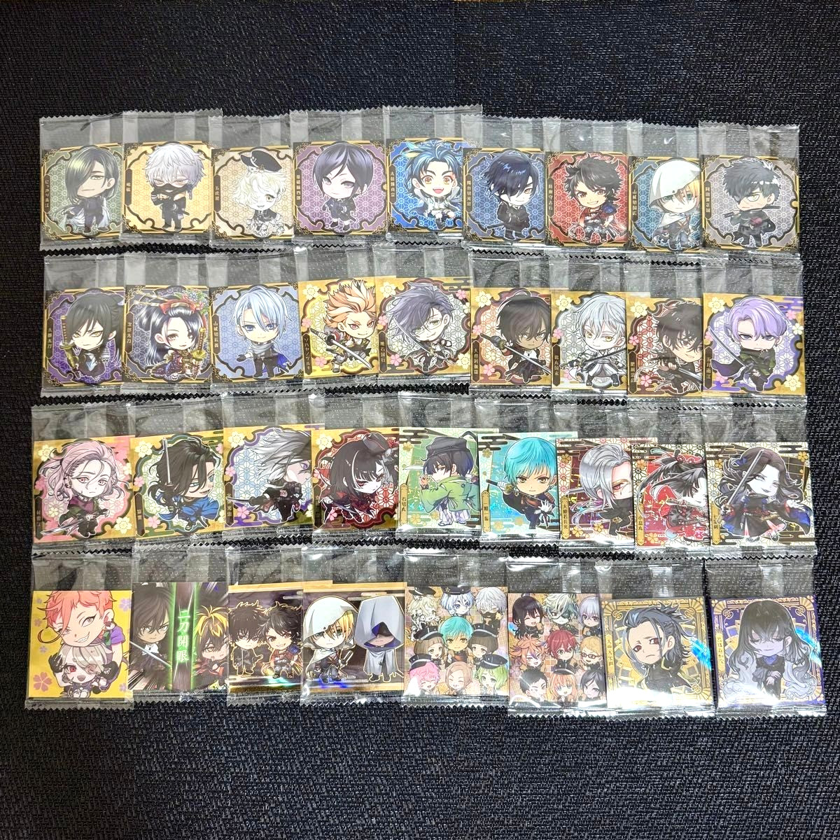 Touken Ranbu ONLINE Seal Wafer vol.2 Sticker Set Complete All 35 types BANDAI