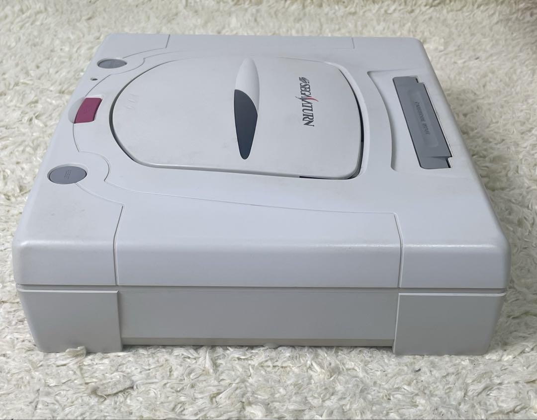Sega Saturn HST-0014 Console Used and Tested from Japan It is pure white