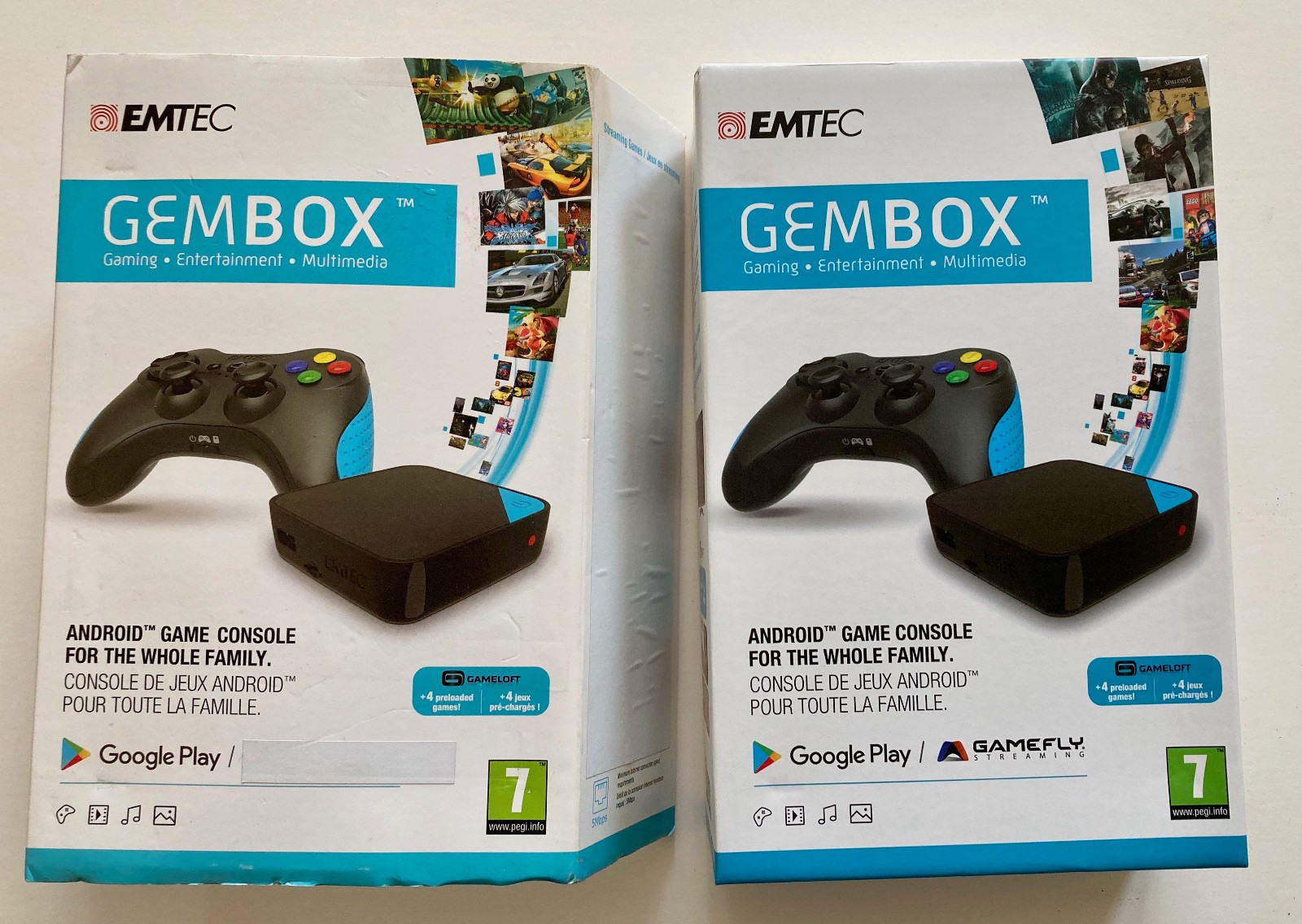 EMTEC Gem Box Android Game Console 1.5 GHz /1GB RAM/ 16GB Flash – NEW Read