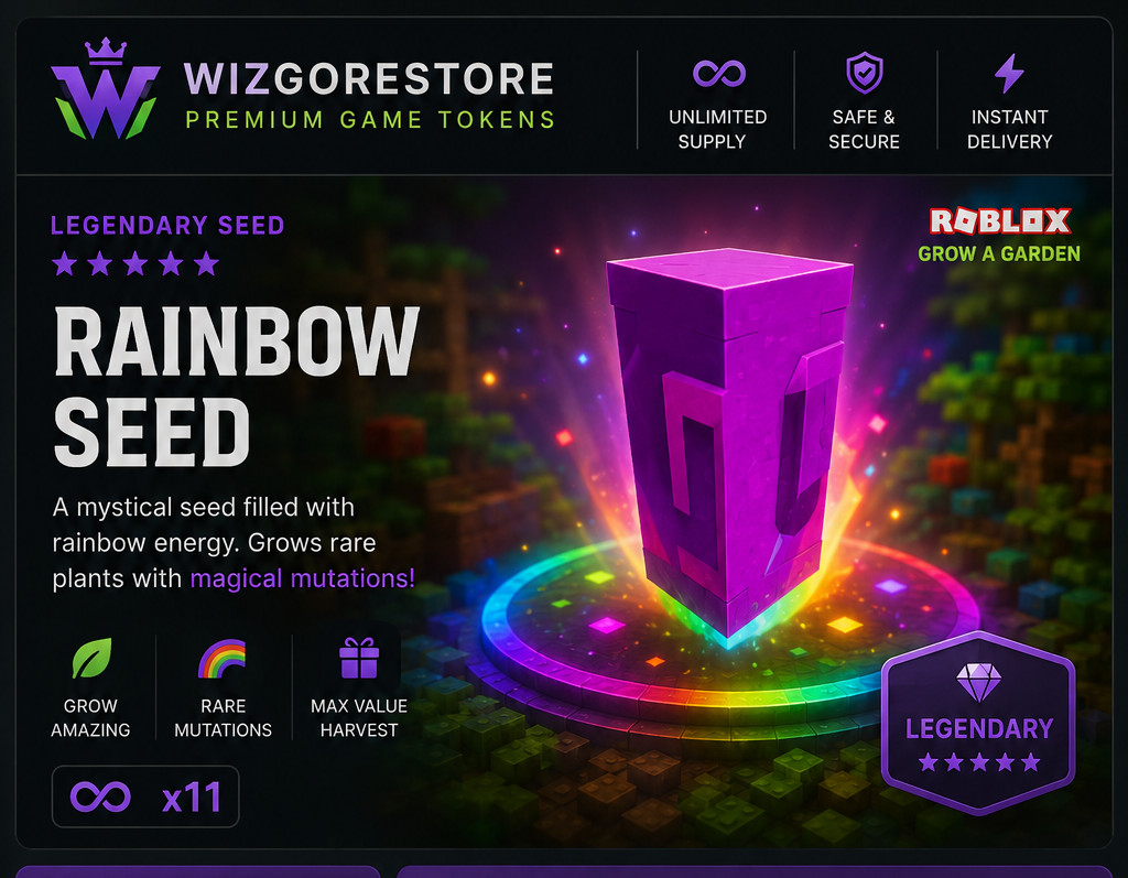 | Rainbow Seed 🌈 | Roblox GROW A GARDEN 2 GAG ✨Pets | – Fast Delivery ✨
