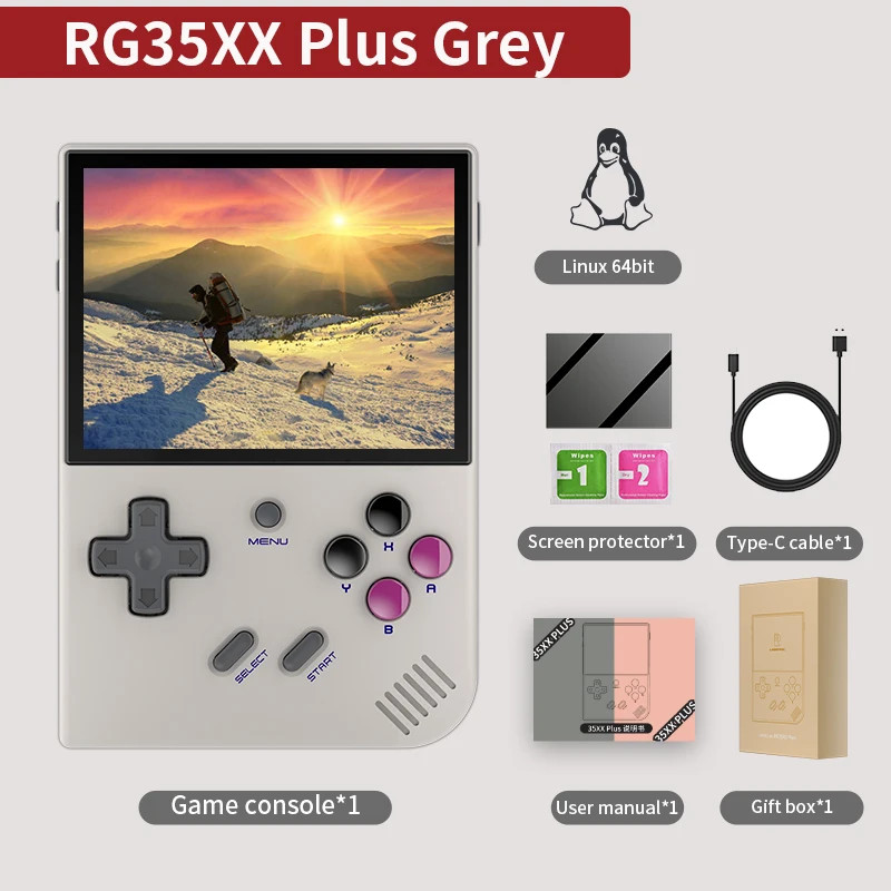 Retro Handheld Game Console 5000 Games IPS Screen WiFi HDMI Linux 64 Bit