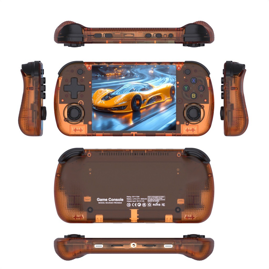 IPS Screen Handheld Video Game Console Linux R36H Pro Max Portable Pocket Video
