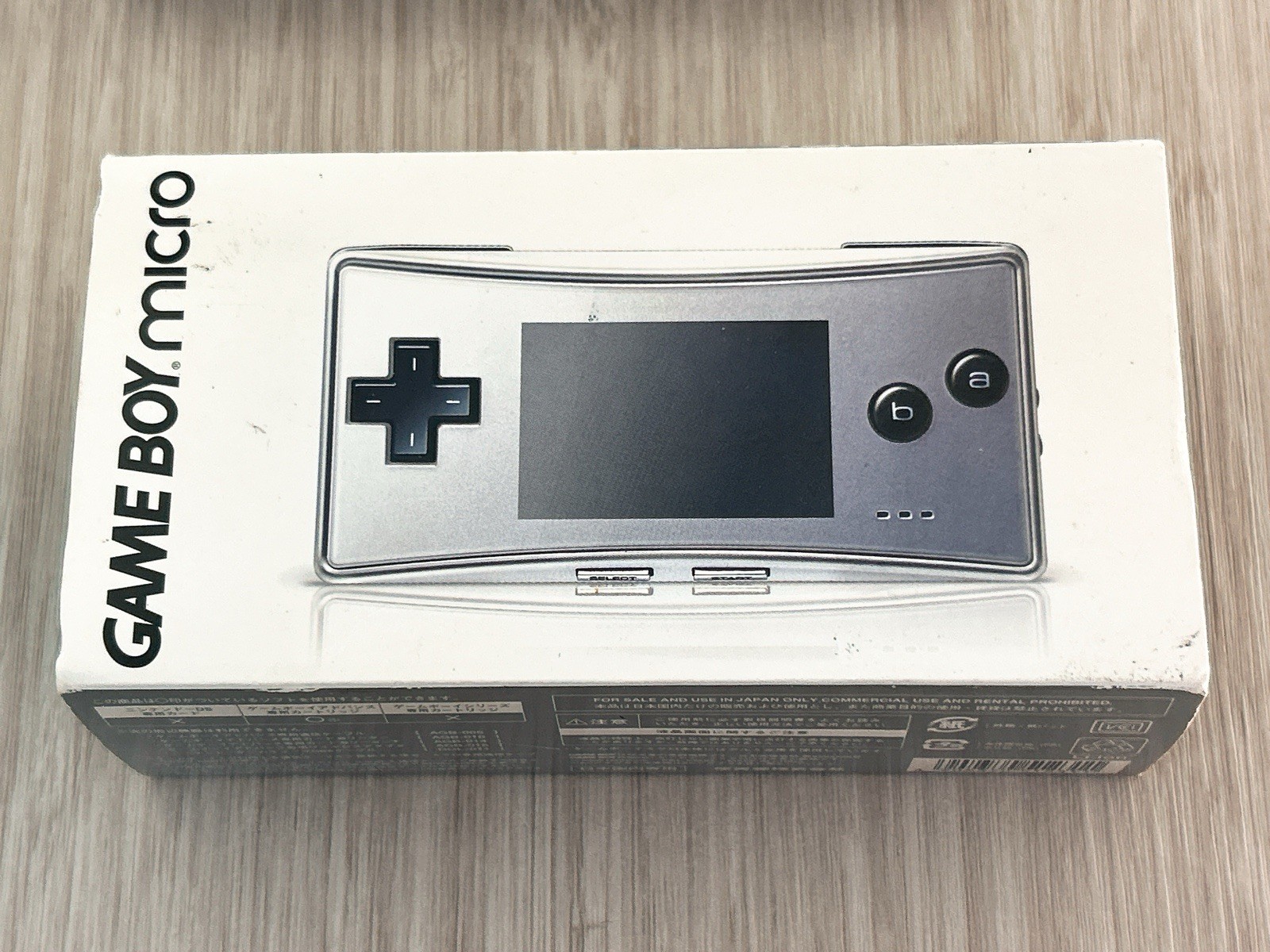 Nintendo GameBoy Micro Silver Console Complete in Box CIB – Near Mint