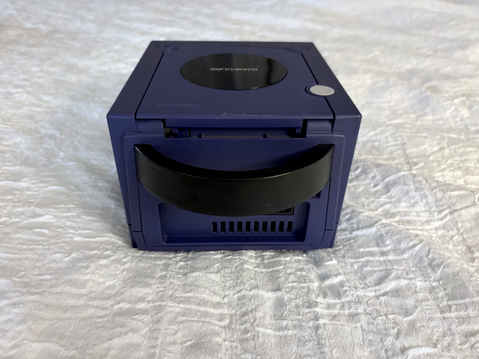 Nintendo GameCube Console Indigo Purple Bundle PSU, AV Cable, and Controller