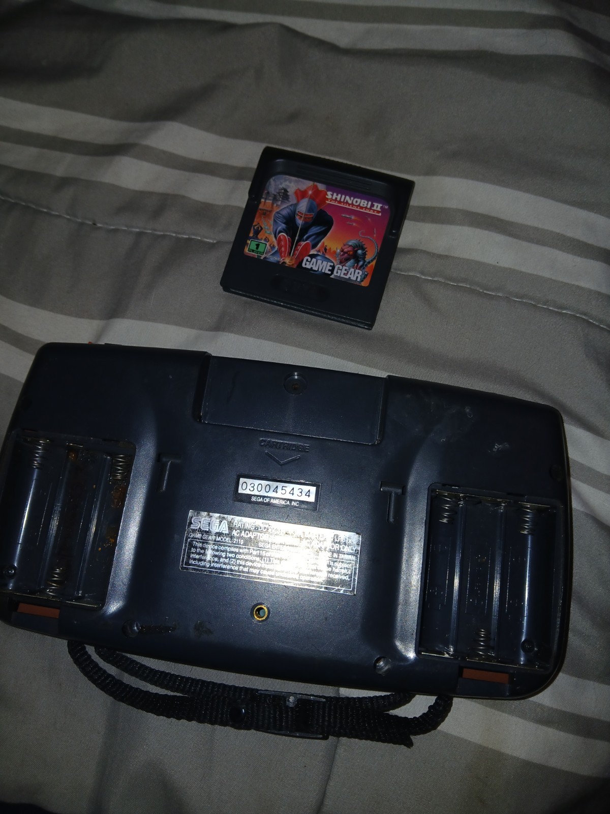 SEGA Game Gear Black Handheld System, Headphone Jack, TV Tuner Compatible