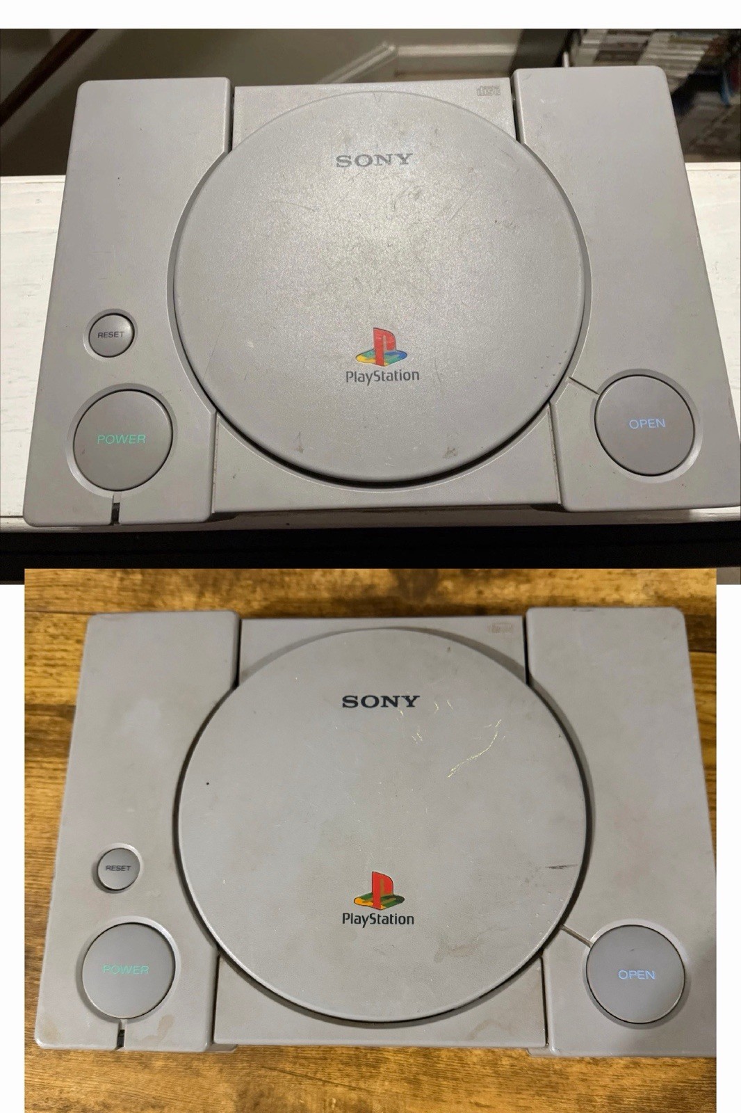 Sony Playstation 1 PS1 Console Lot For Parts or Repair SCPH-9001 & SCPH-1001