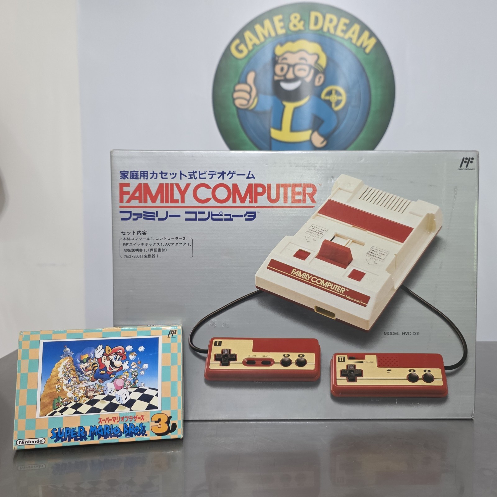 Famicom Nes NTSC J Japanese Nintendo 8 Bit Entertainment S + Mario Working