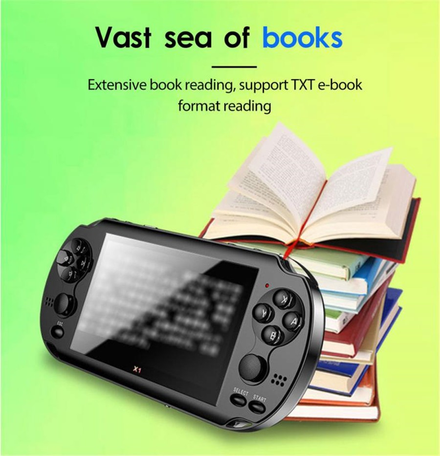 4.3 inch Handheld 8GB Retro Game Consoles 10000 Games Video Console Rechargeable