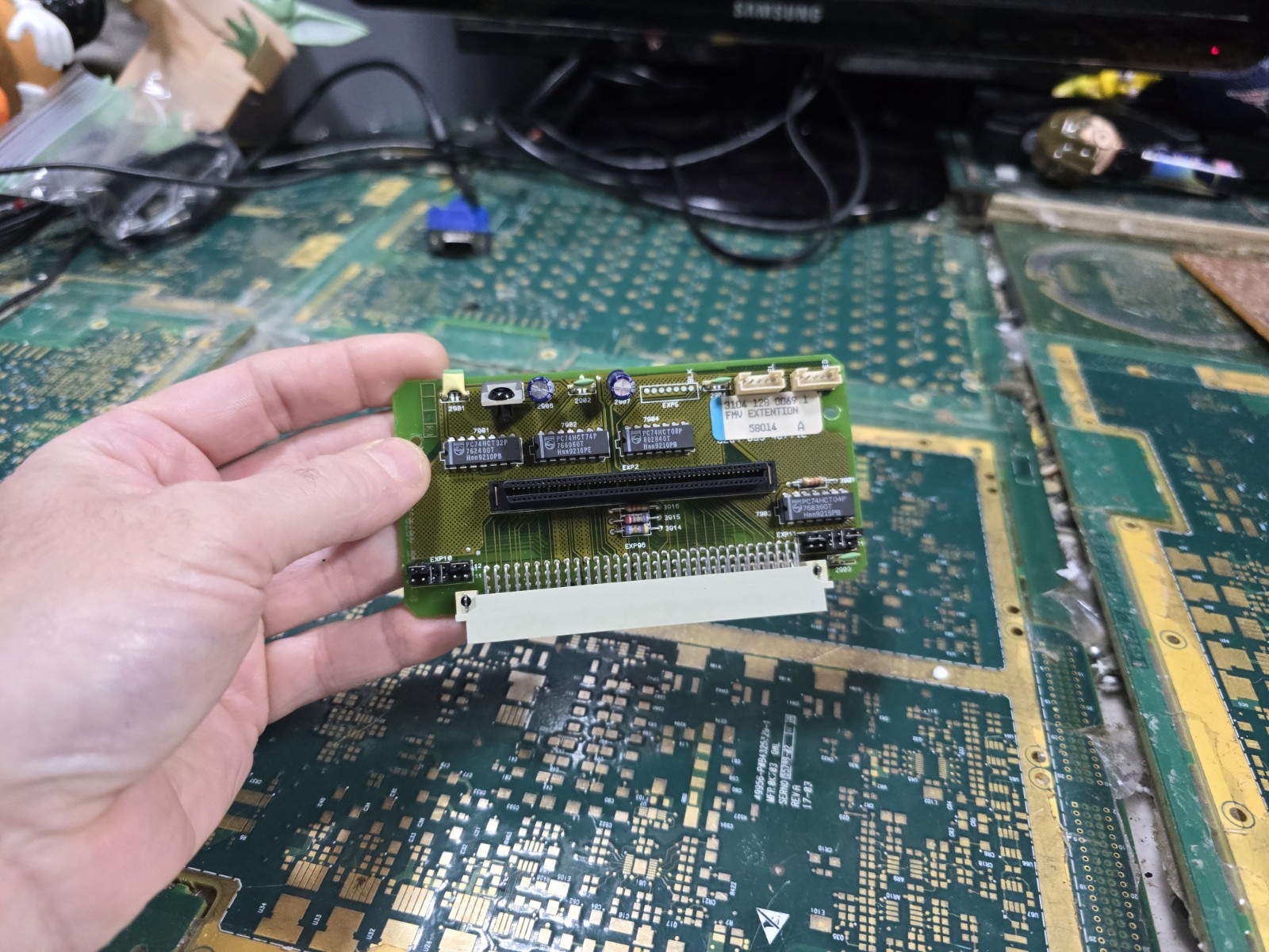 Philips CDI 910 EXACT Expansion Input Board-Not Tested-Intact-PARTS-READ ALL