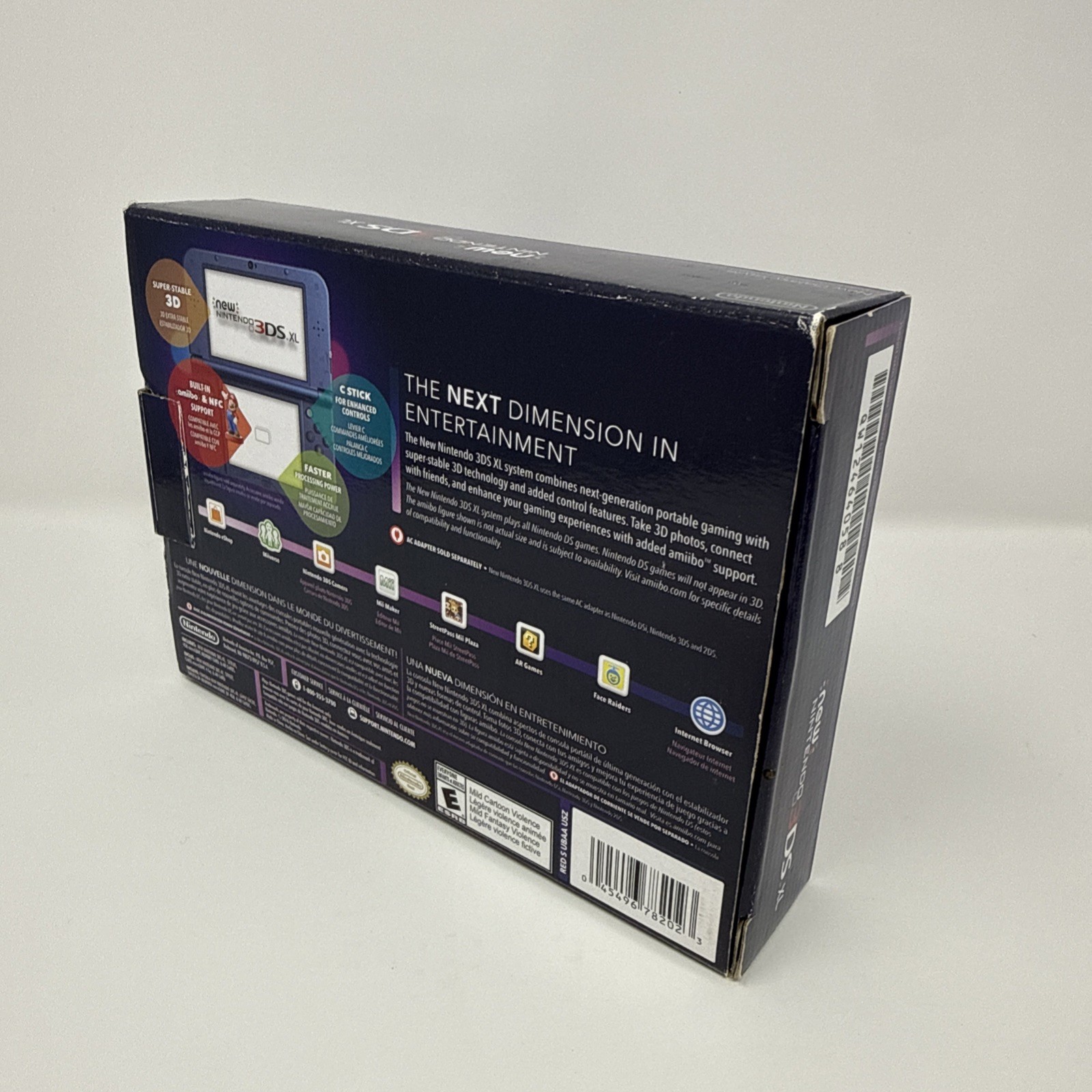 New Nintendo 3DS XL Galaxy Edition Handheld Console CIB + Pokemon & Super Smash