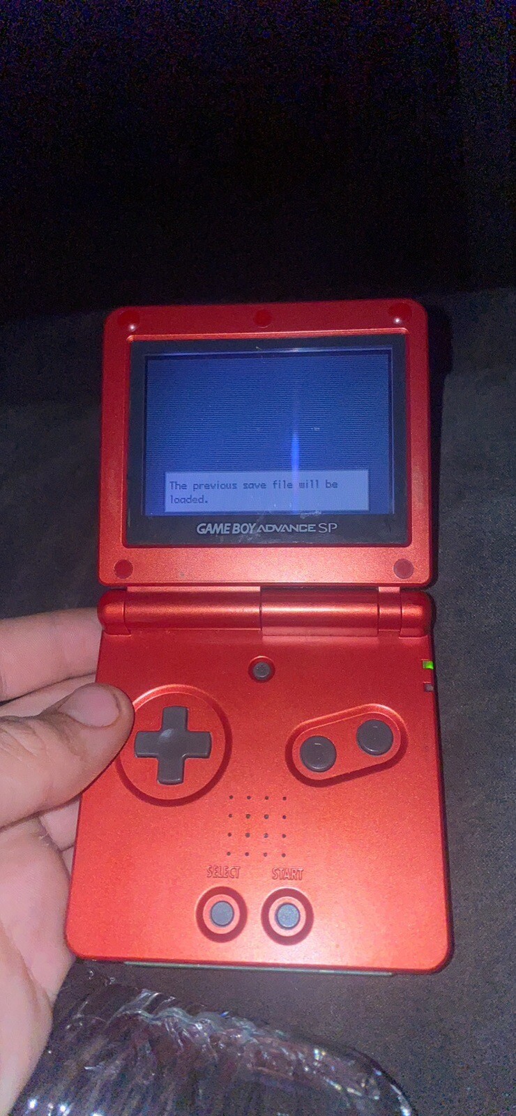 Nintendo Game Boy Advance SP Handheld System – Flame Red