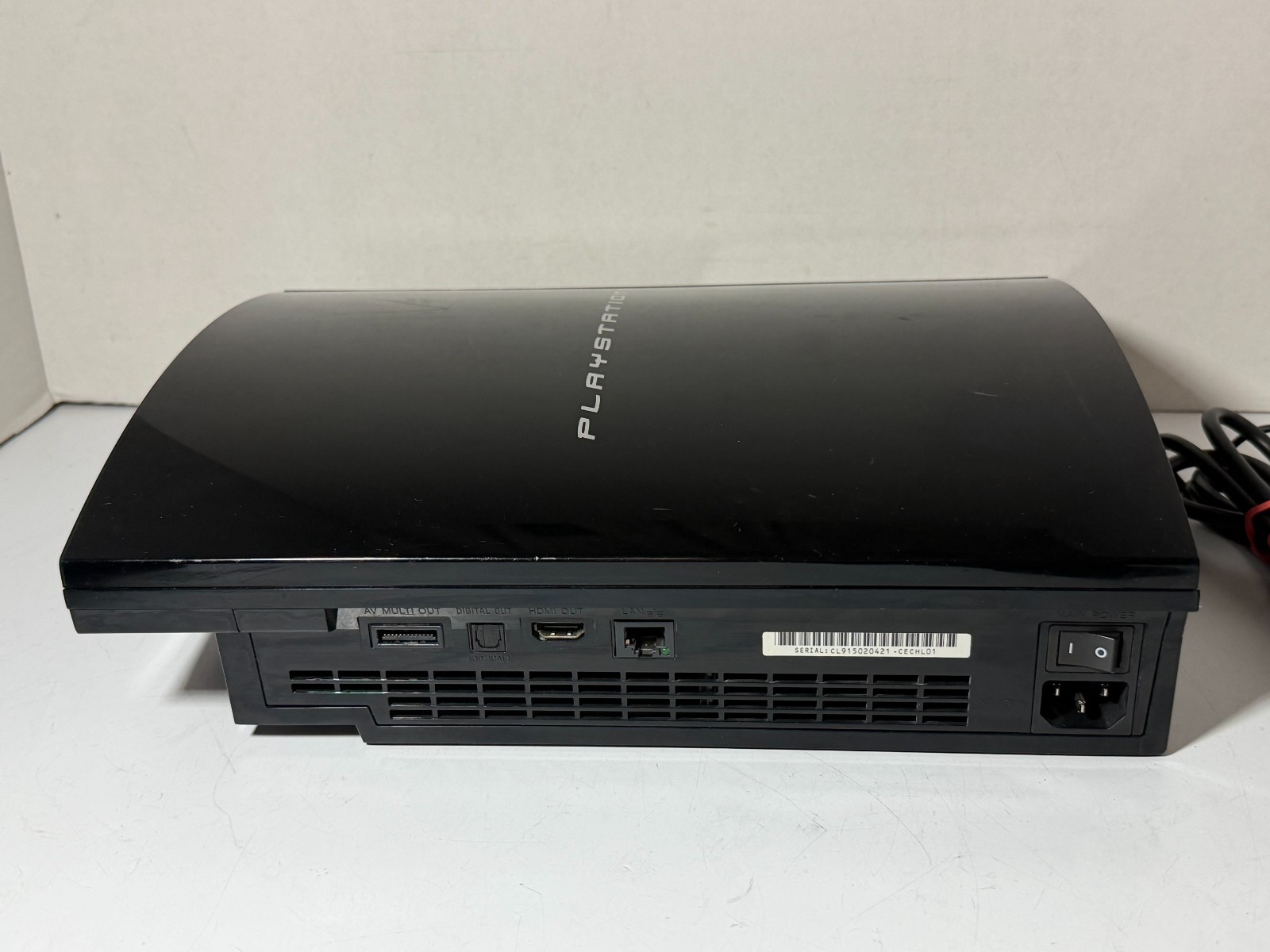 Sony PlayStation 3 Fat PS3 80GB Console CECHL01 w/Controller & Cords-TESTED!!!1