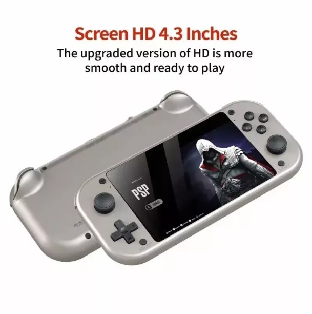 Portable Retro Video Game Handheld Console M17 4.3 Inch IPS Screen 128GB 19,000