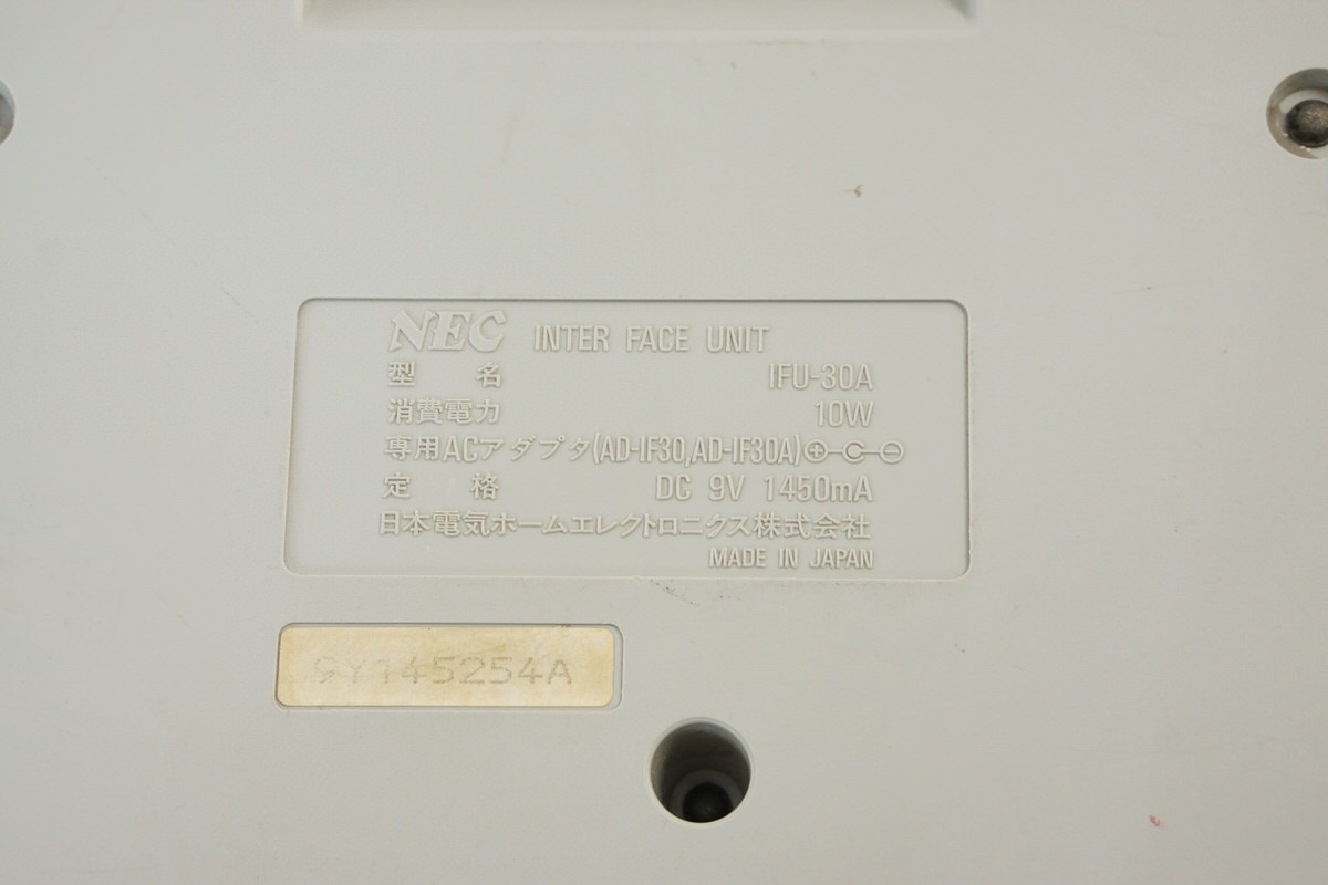 PC Engine CD ROM2 CDR-30A wz INTERFACE UNIT IFU-30A Tested System 9Y145254A