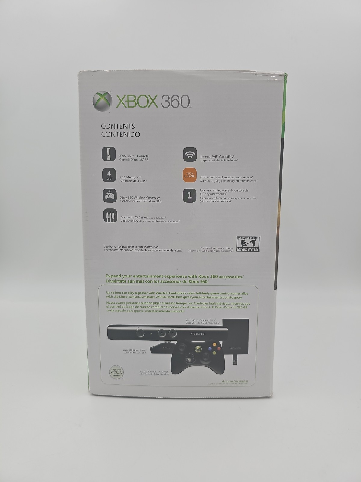 Xbox 360 Slim Console Complete w/ Box w/ OEM Controller – Tested & Working